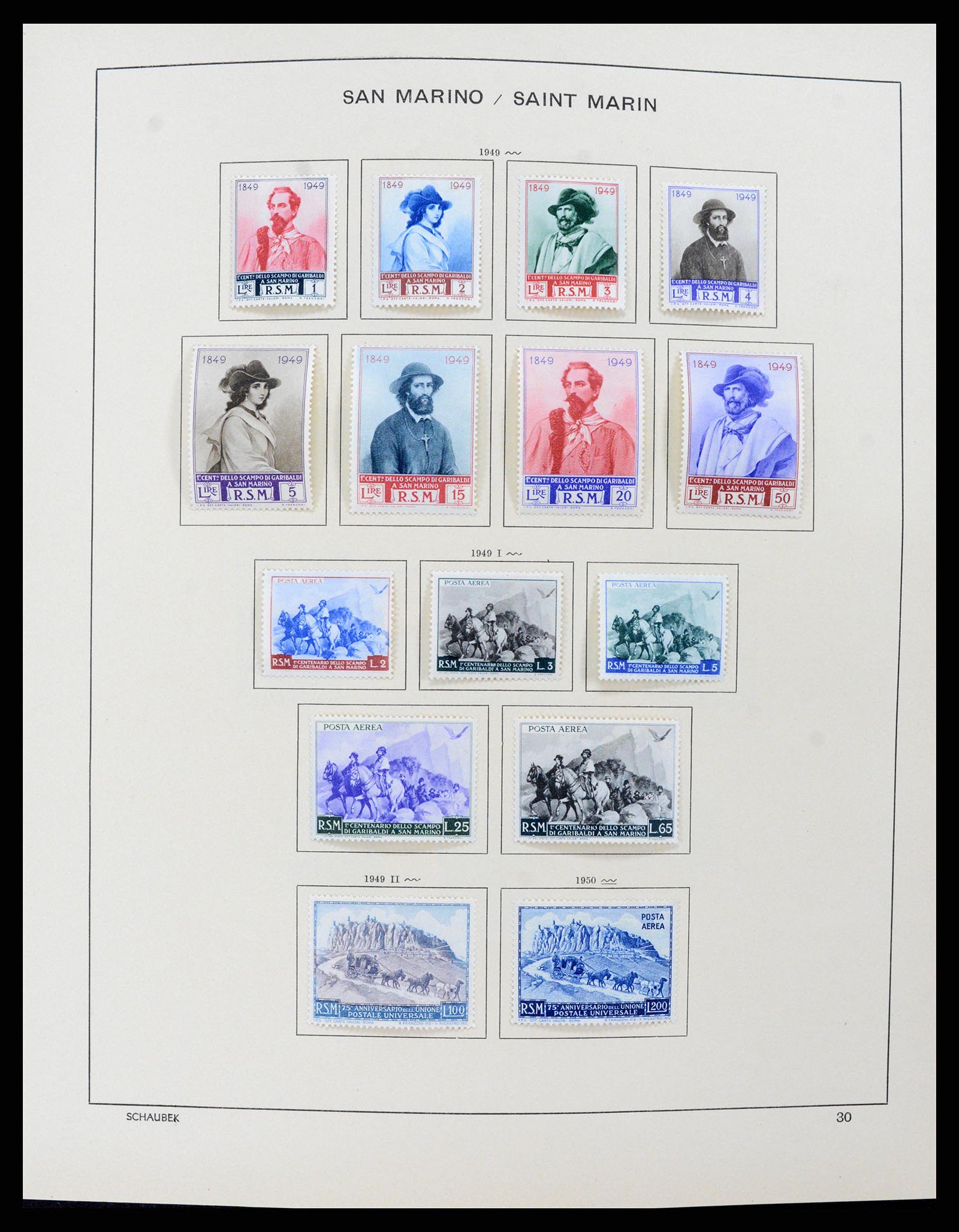 37556 030 - Stamp collection 37556 San Marino 1877-2017.