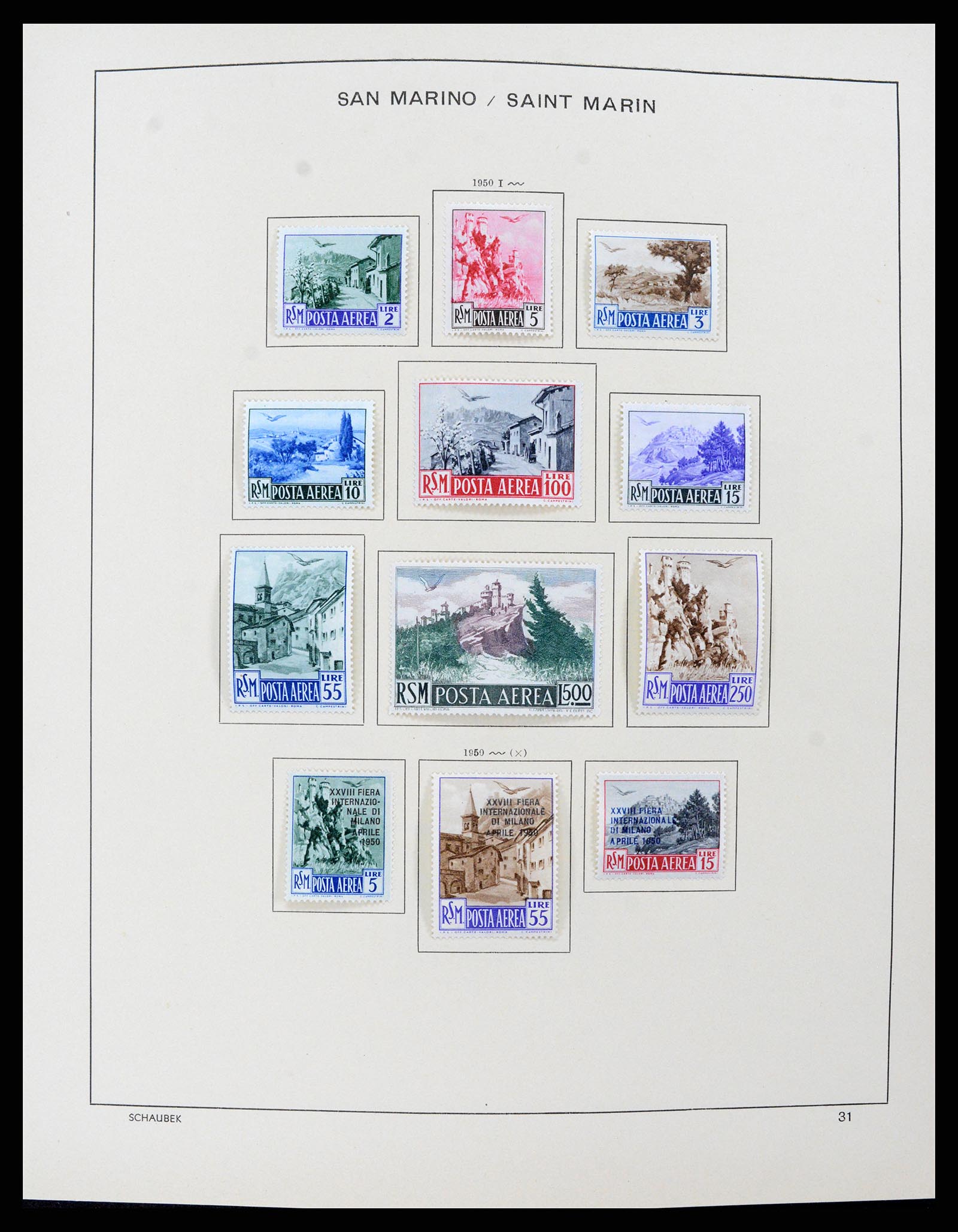 37556 031 - Postzegelverzameling 37556 San Marino 1877-2017.