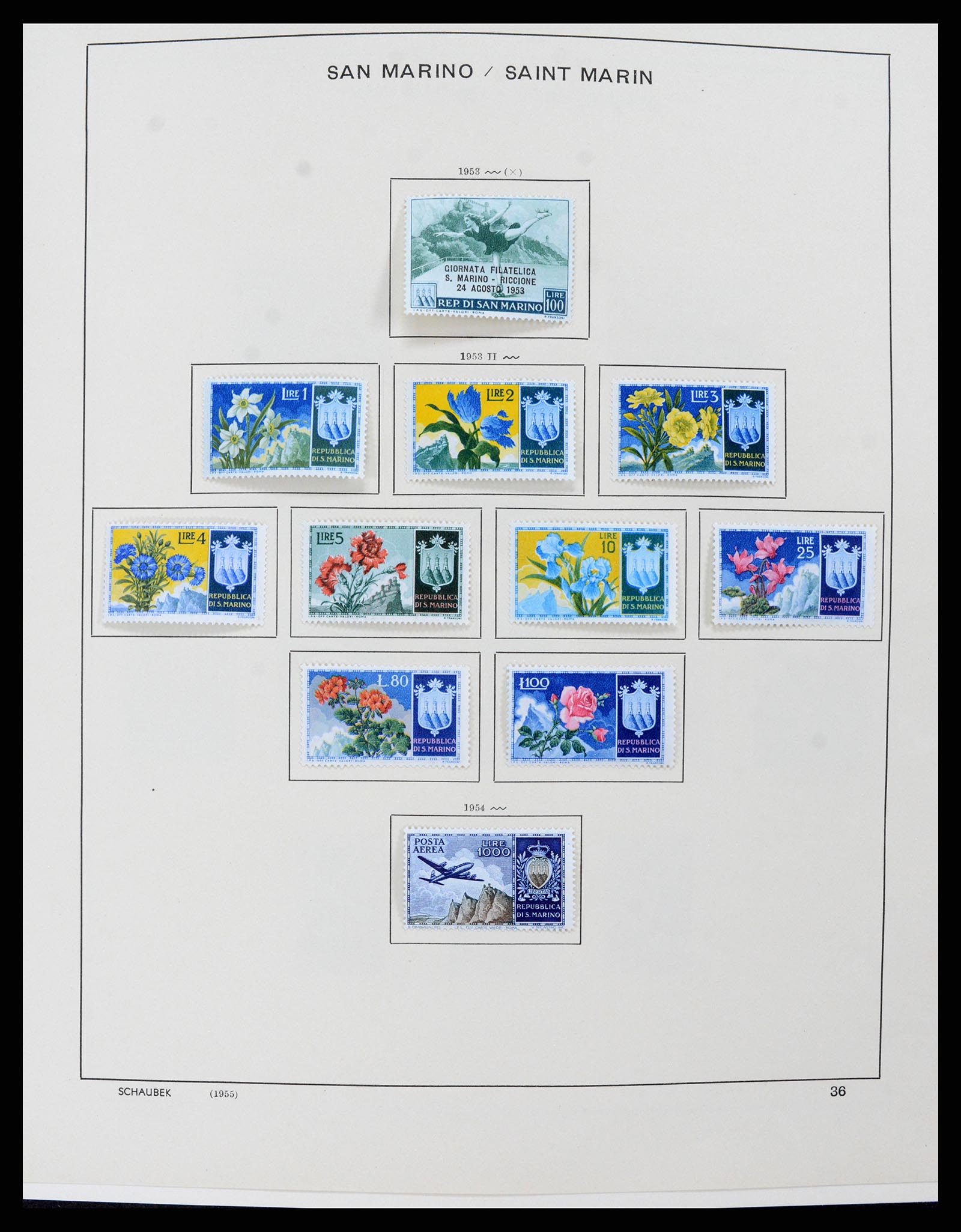 37556 036 - Postzegelverzameling 37556 San Marino 1877-2017.