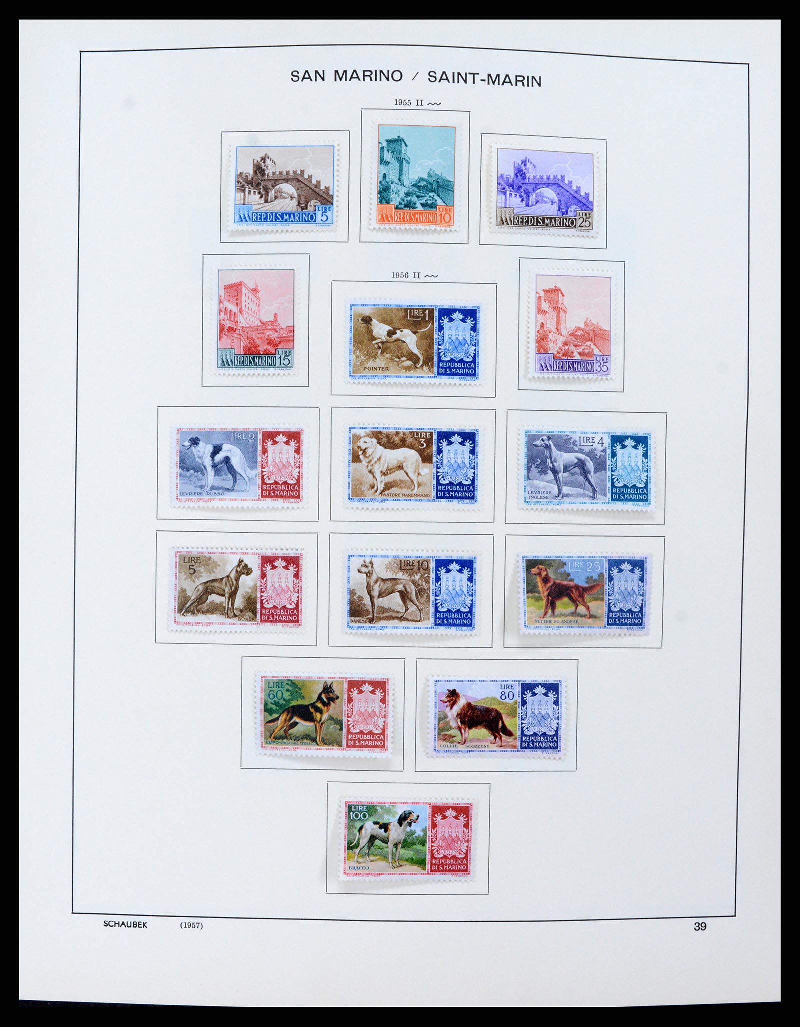 37556 039 - Postzegelverzameling 37556 San Marino 1877-2017.