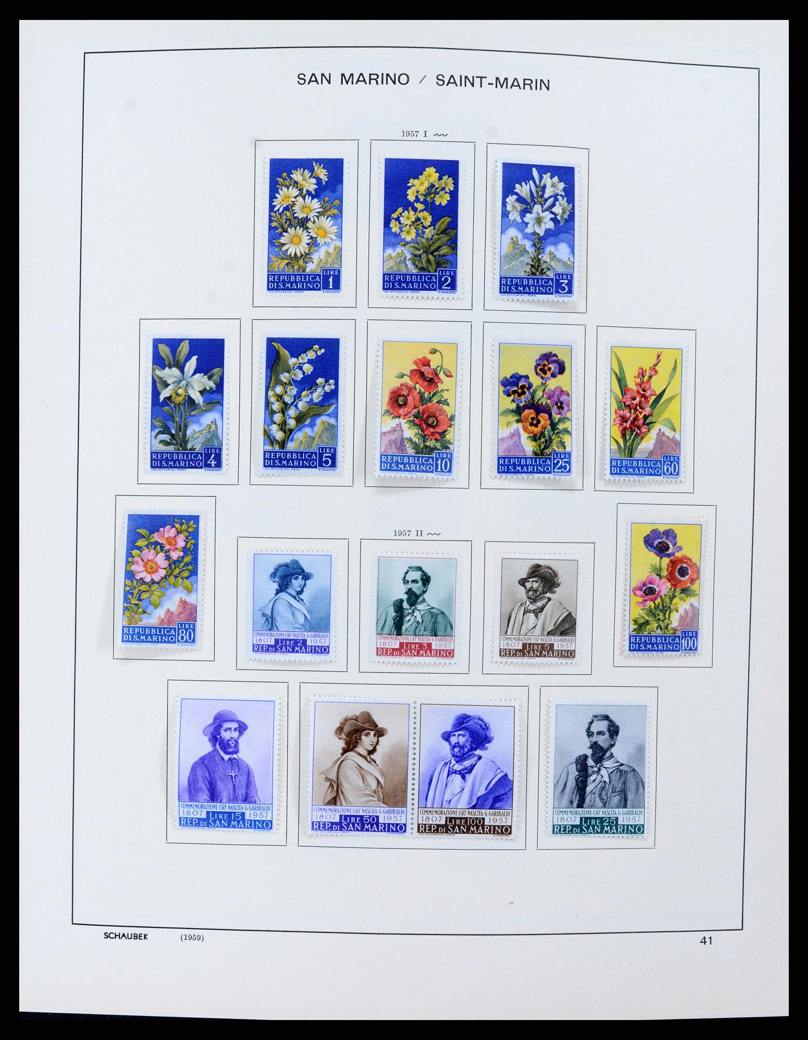 37556 041 - Postzegelverzameling 37556 San Marino 1877-2017.