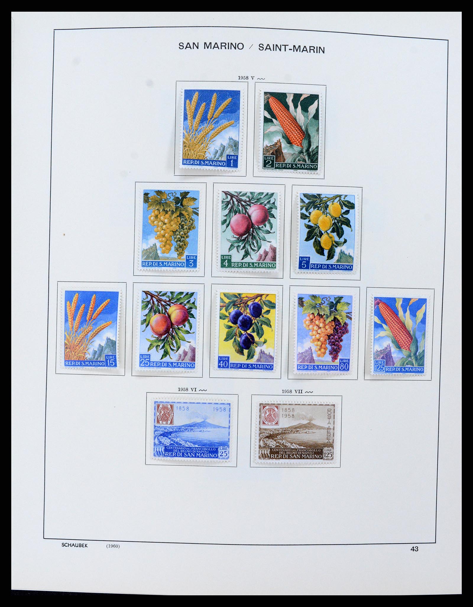 37556 043 - Postzegelverzameling 37556 San Marino 1877-2017.