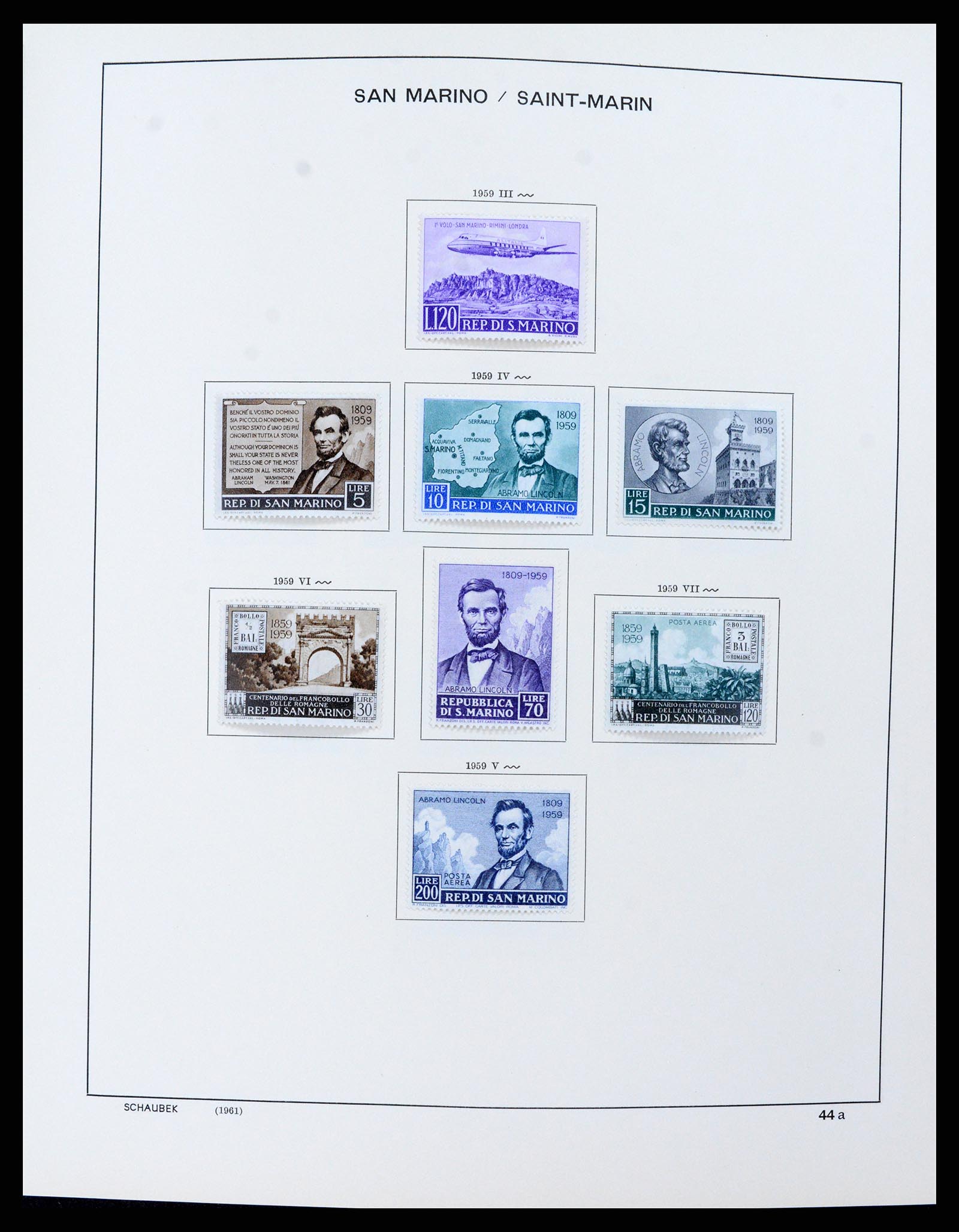 37556 045 - Postzegelverzameling 37556 San Marino 1877-2017.