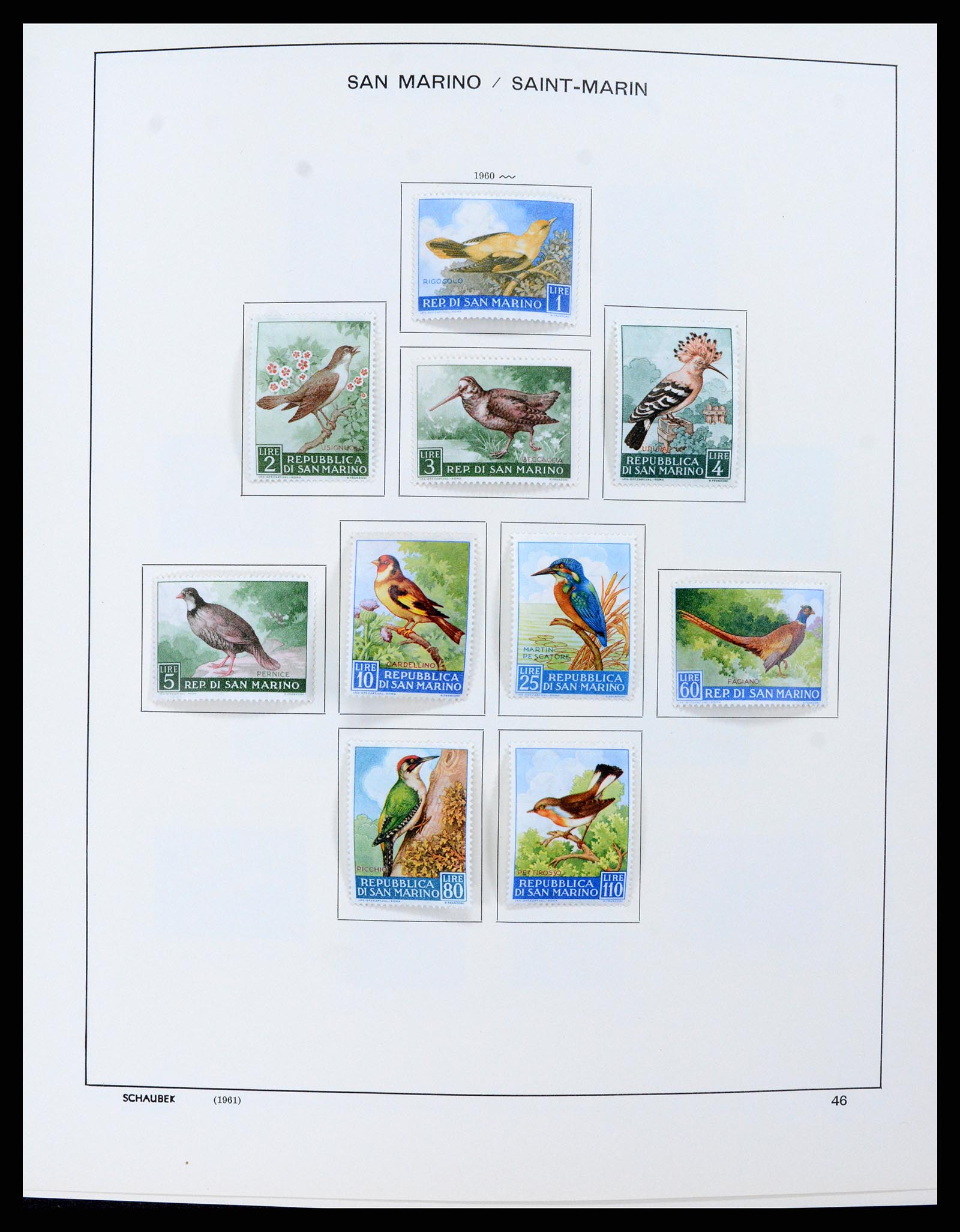 37556 047 - Postzegelverzameling 37556 San Marino 1877-2017.