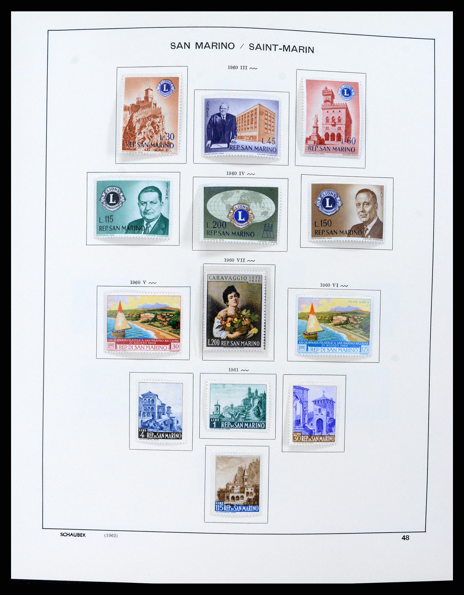 37556 051 - Stamp collection 37556 San Marino 1877-2017.