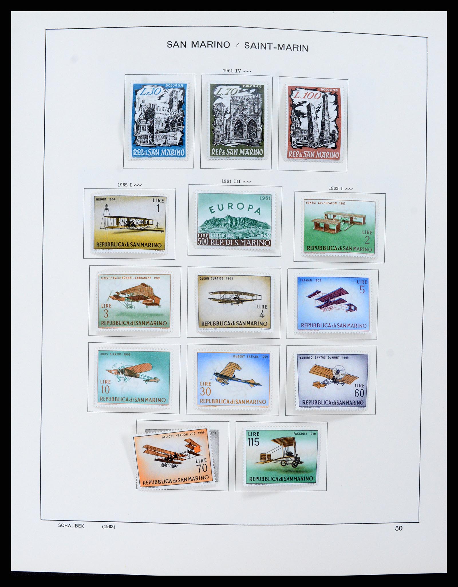 37556 053 - Stamp collection 37556 San Marino 1877-2017.