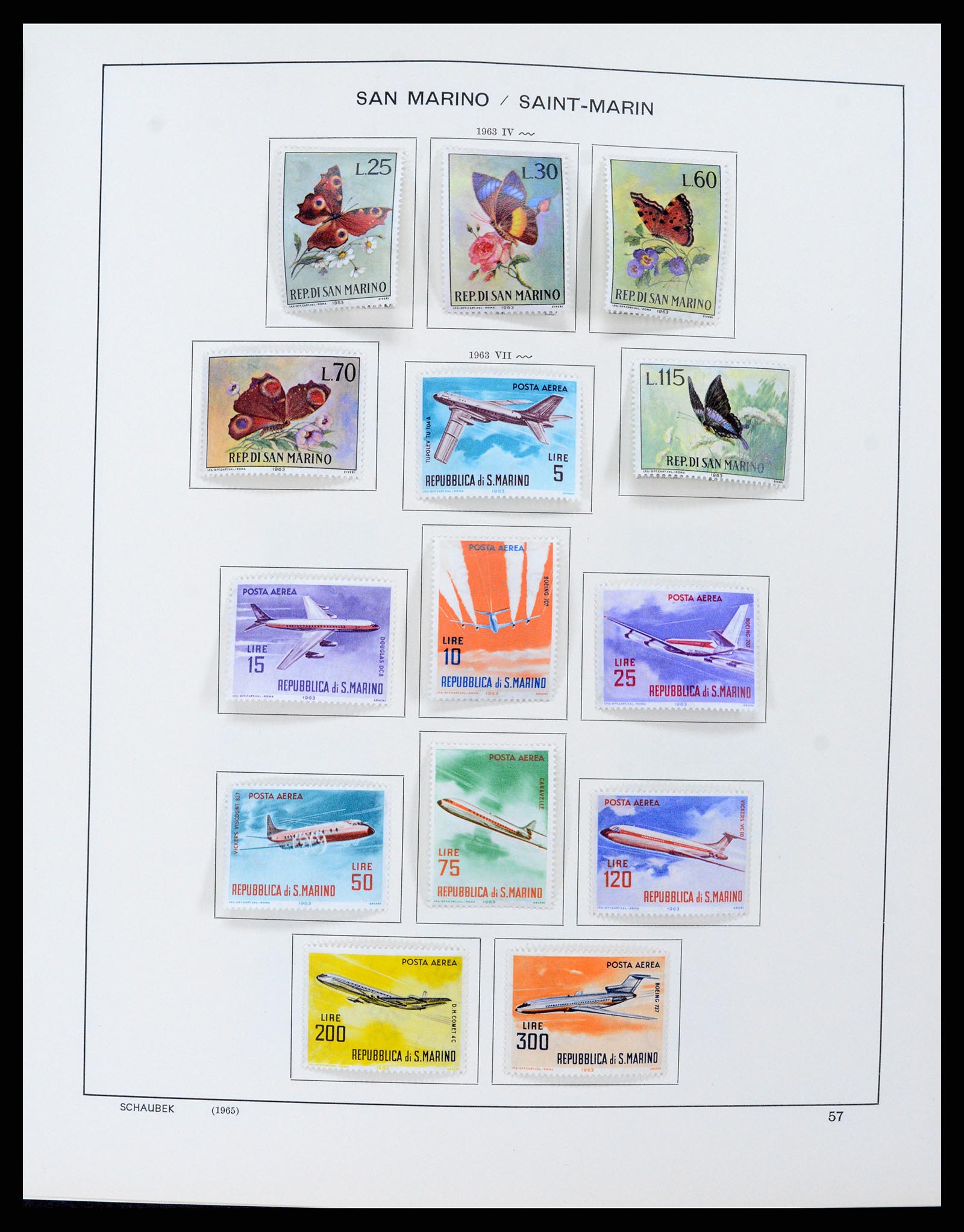 37556 060 - Postzegelverzameling 37556 San Marino 1877-2017.