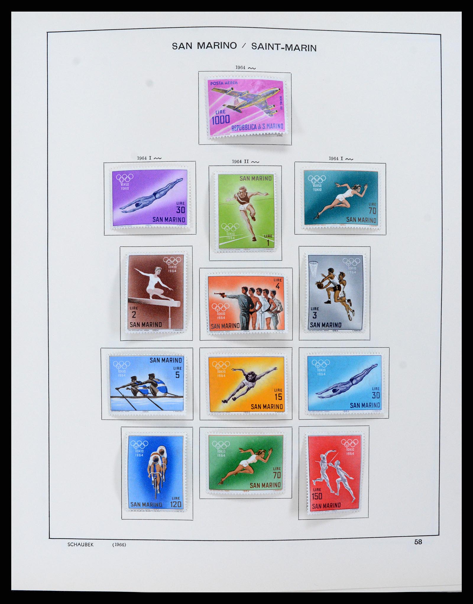 37556 061 - Stamp collection 37556 San Marino 1877-2017.
