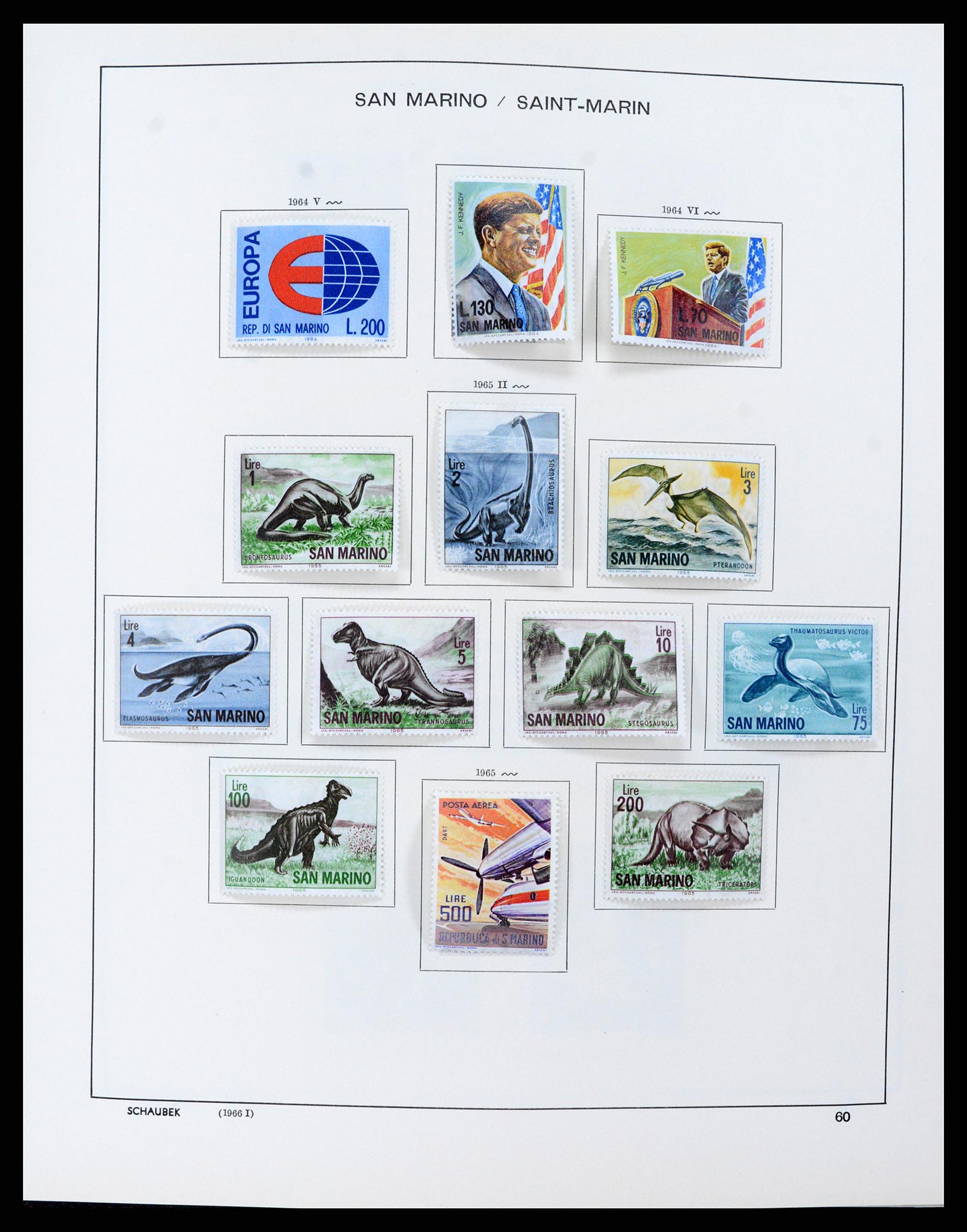 37556 063 - Stamp collection 37556 San Marino 1877-2017.