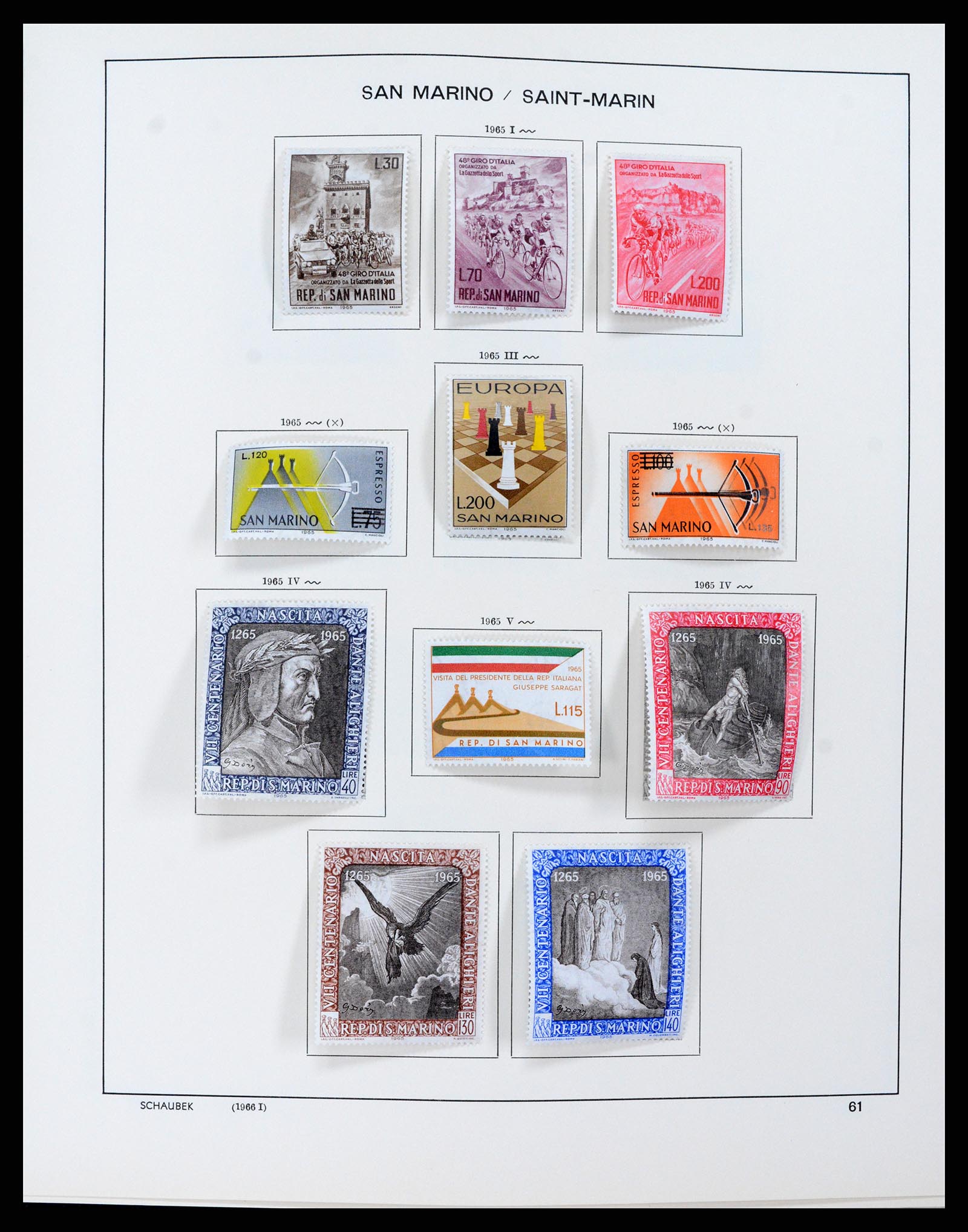 37556 064 - Stamp collection 37556 San Marino 1877-2017.