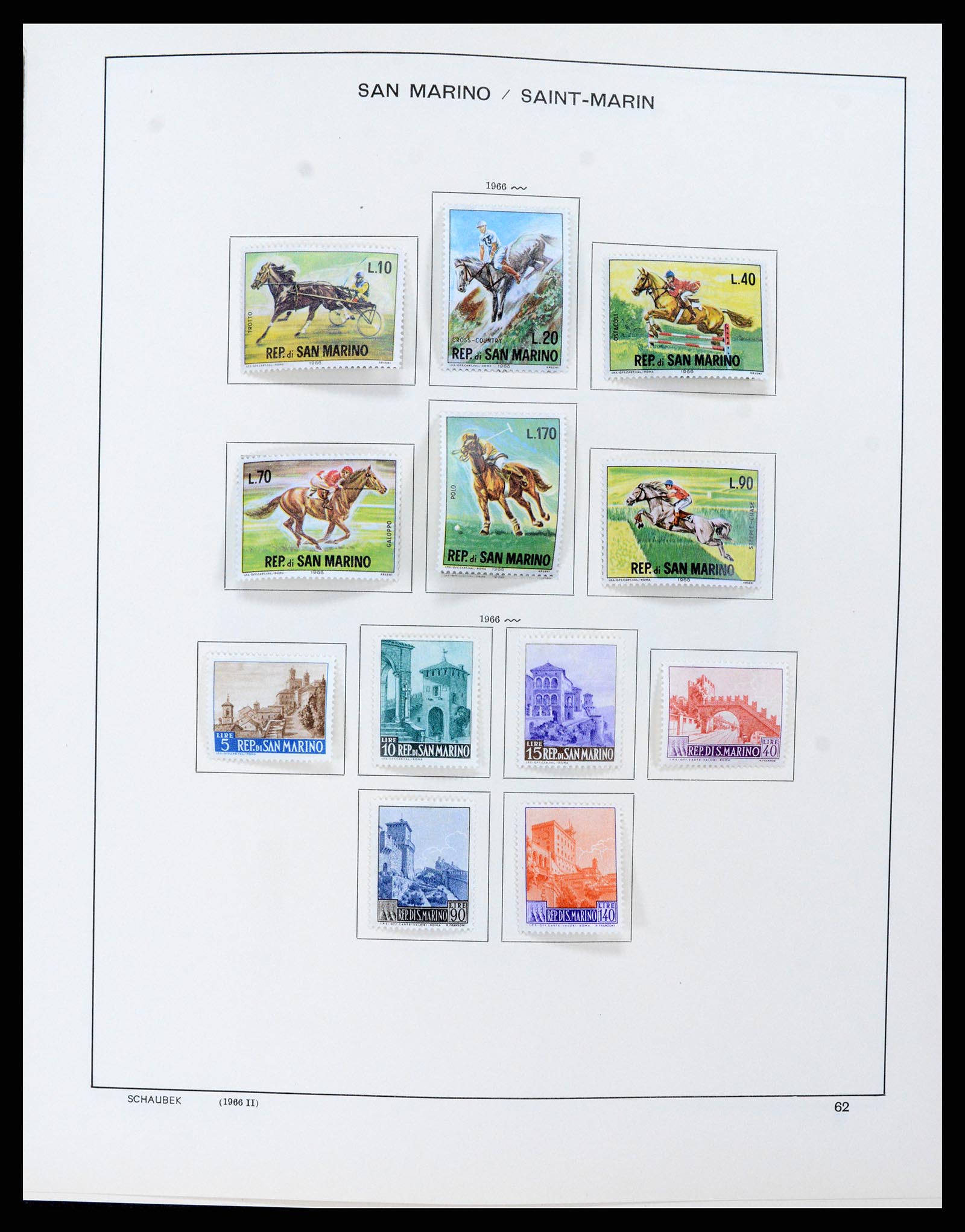 37556 065 - Stamp collection 37556 San Marino 1877-2017.