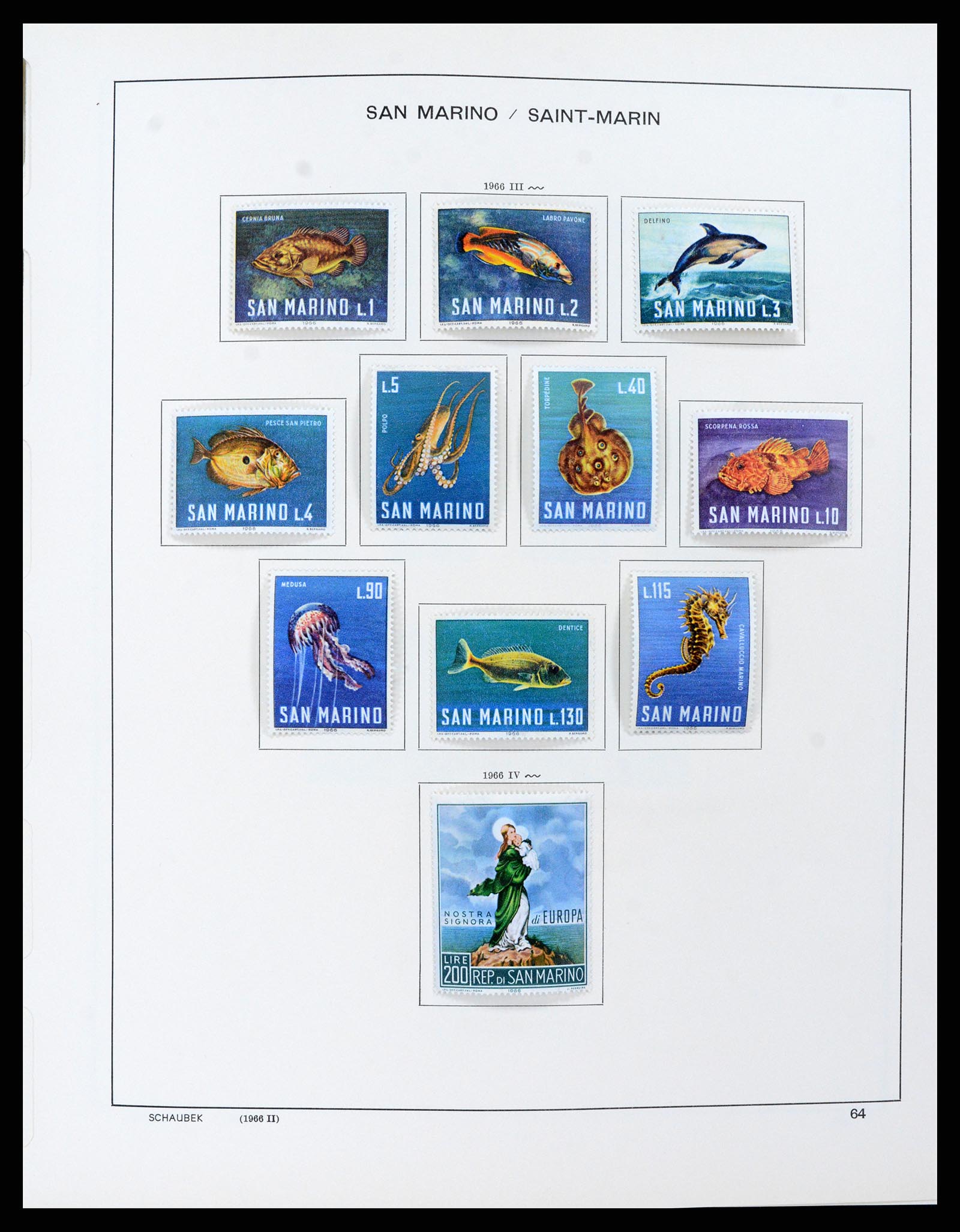 37556 067 - Stamp collection 37556 San Marino 1877-2017.