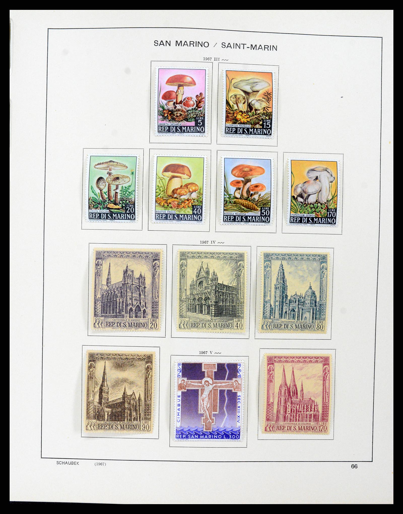 37556 069 - Stamp collection 37556 San Marino 1877-2017.