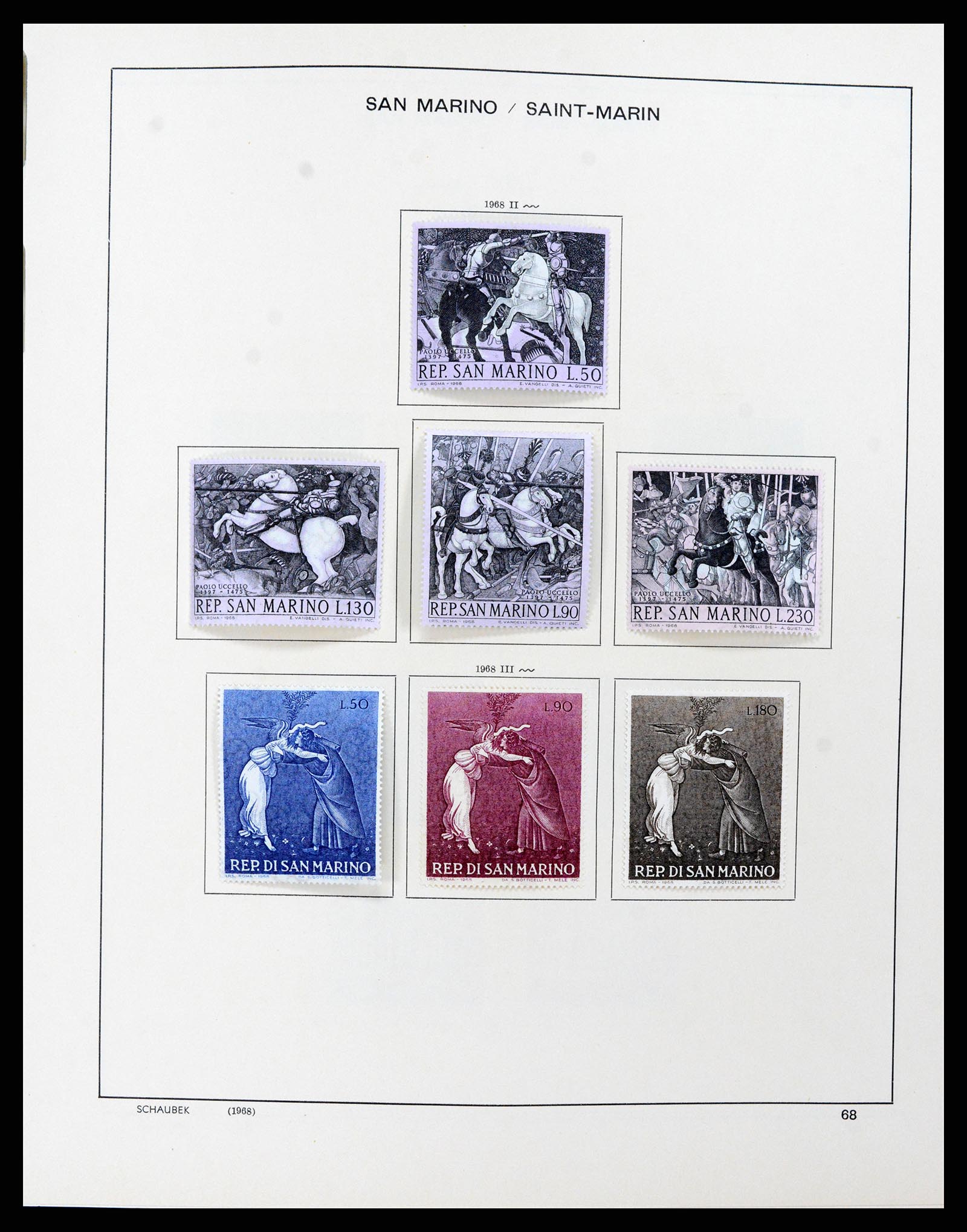 37556 071 - Stamp collection 37556 San Marino 1877-2017.