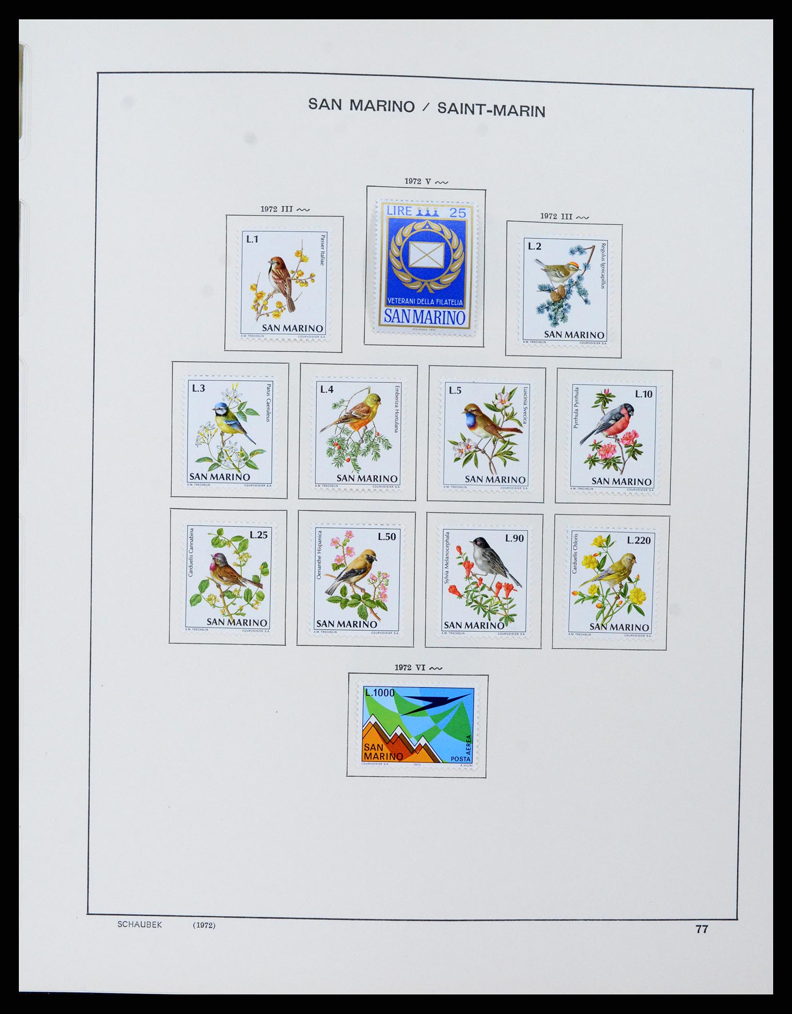 37556 080 - Stamp collection 37556 San Marino 1877-2017.