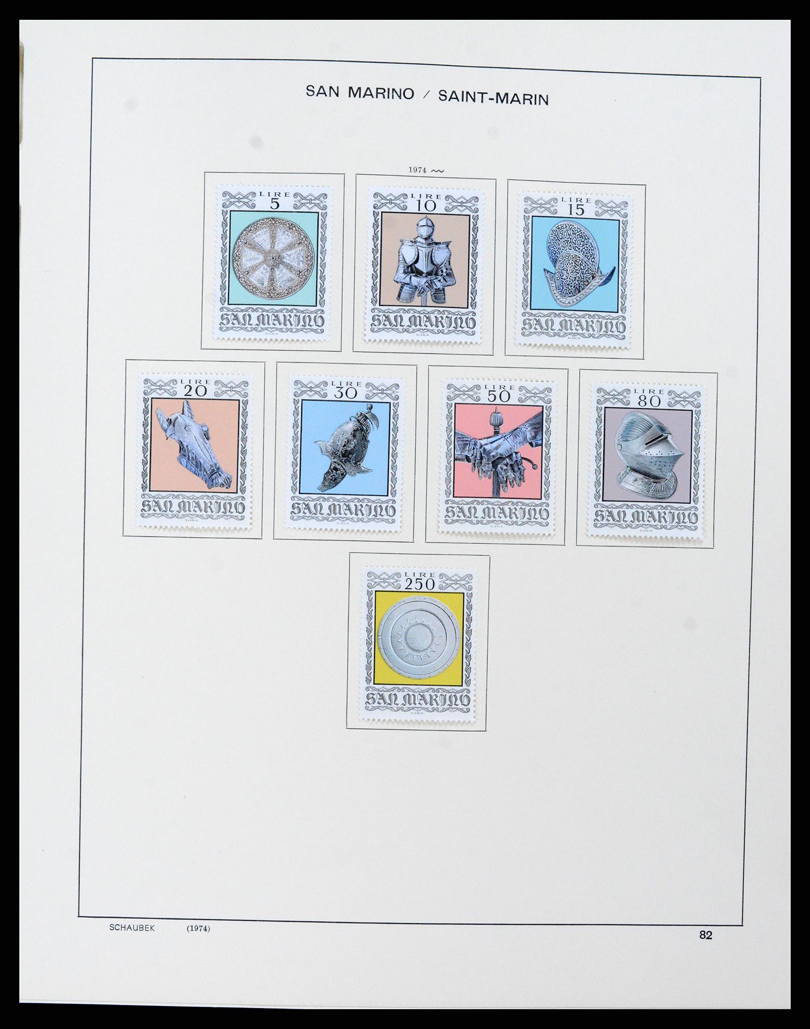 37556 085 - Stamp collection 37556 San Marino 1877-2017.