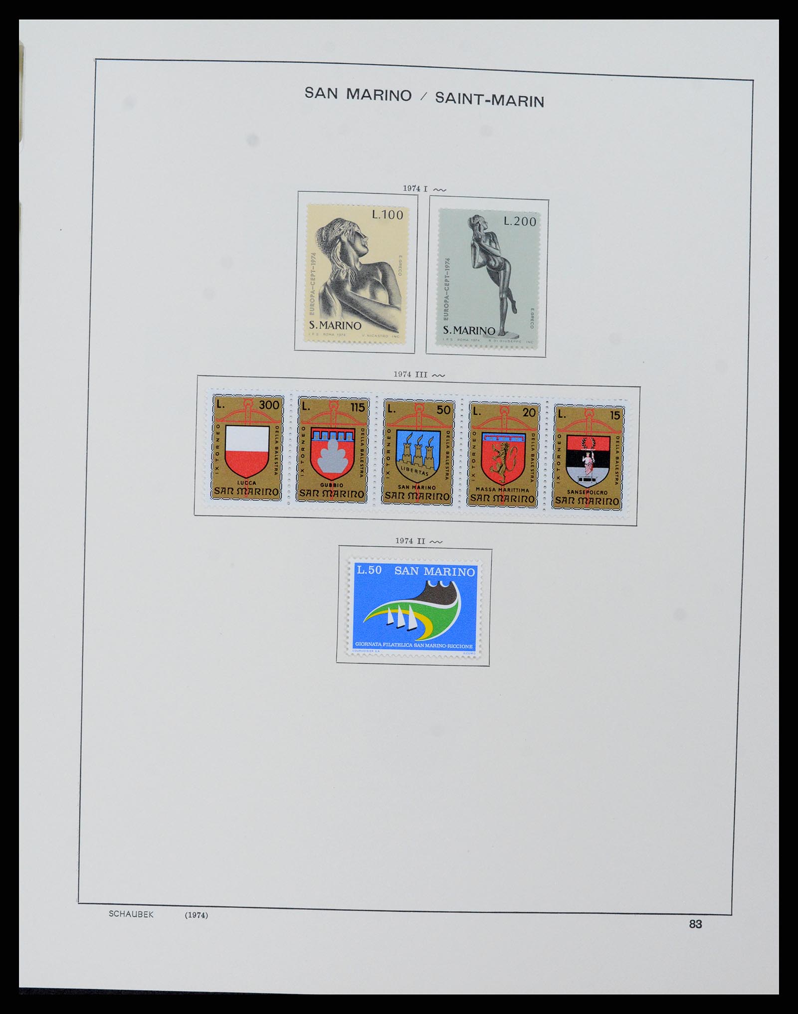 37556 086 - Stamp collection 37556 San Marino 1877-2017.