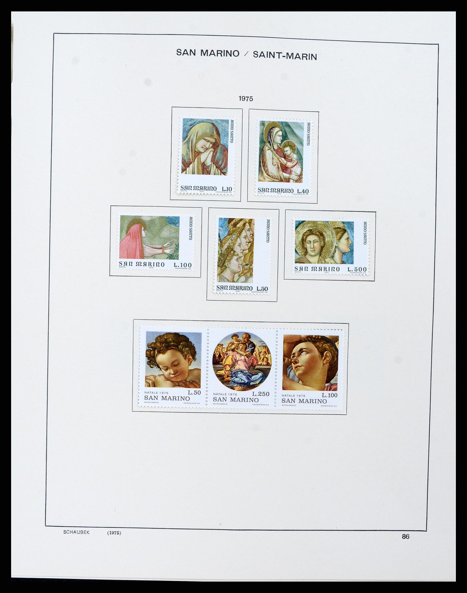37556 089 - Stamp collection 37556 San Marino 1877-2017.