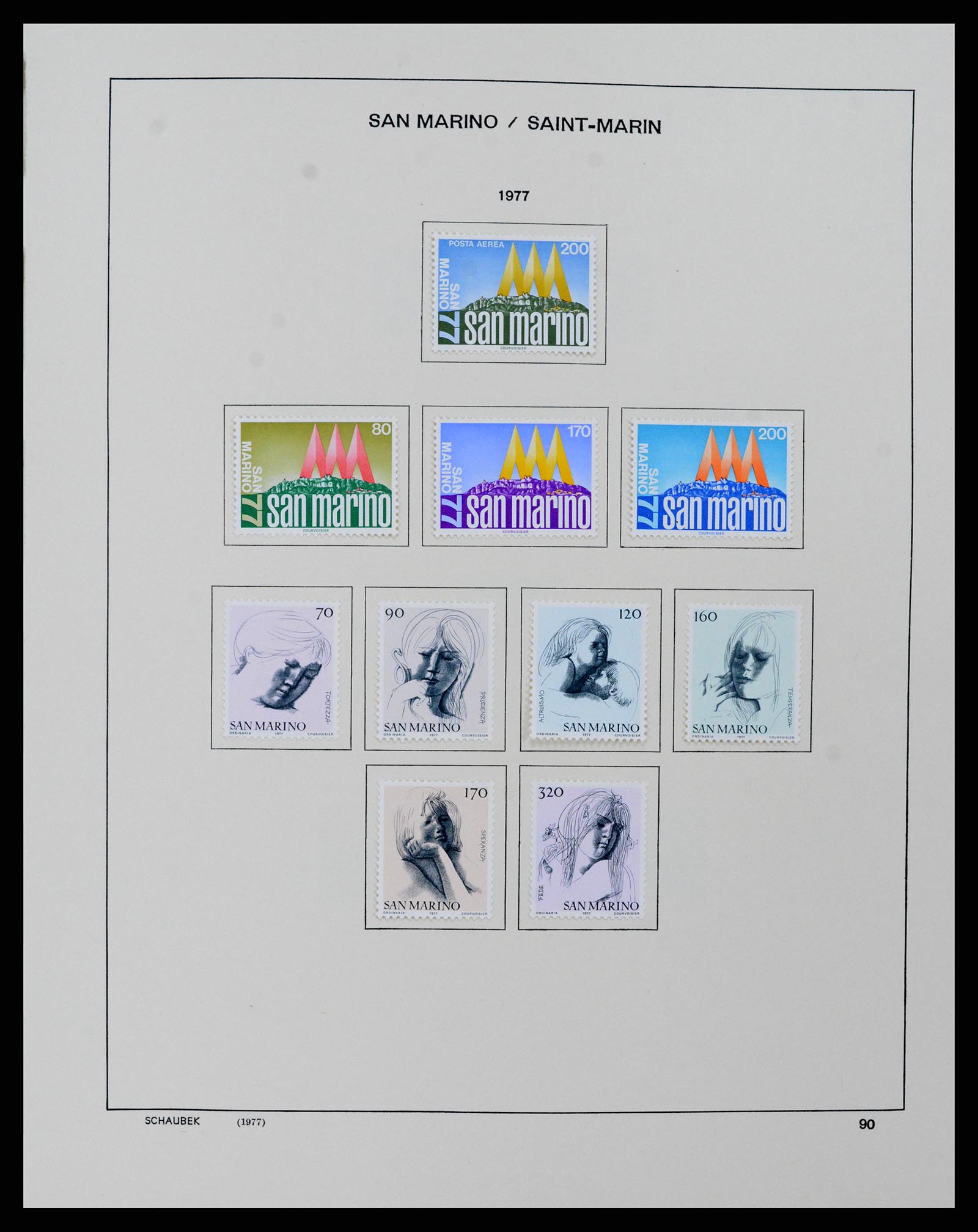 37556 092 - Stamp collection 37556 San Marino 1877-2017.