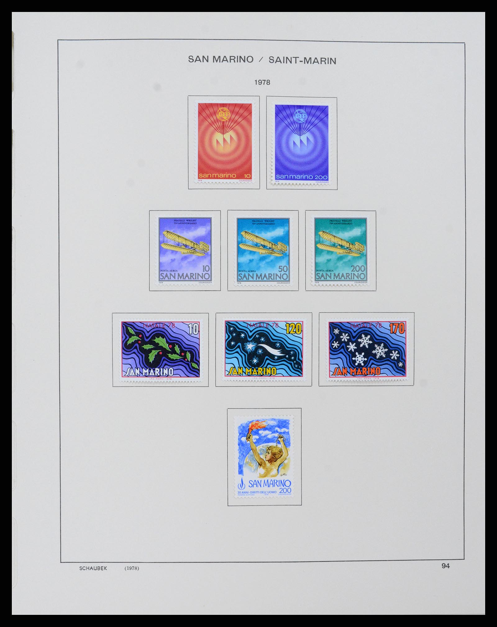37556 096 - Stamp collection 37556 San Marino 1877-2017.