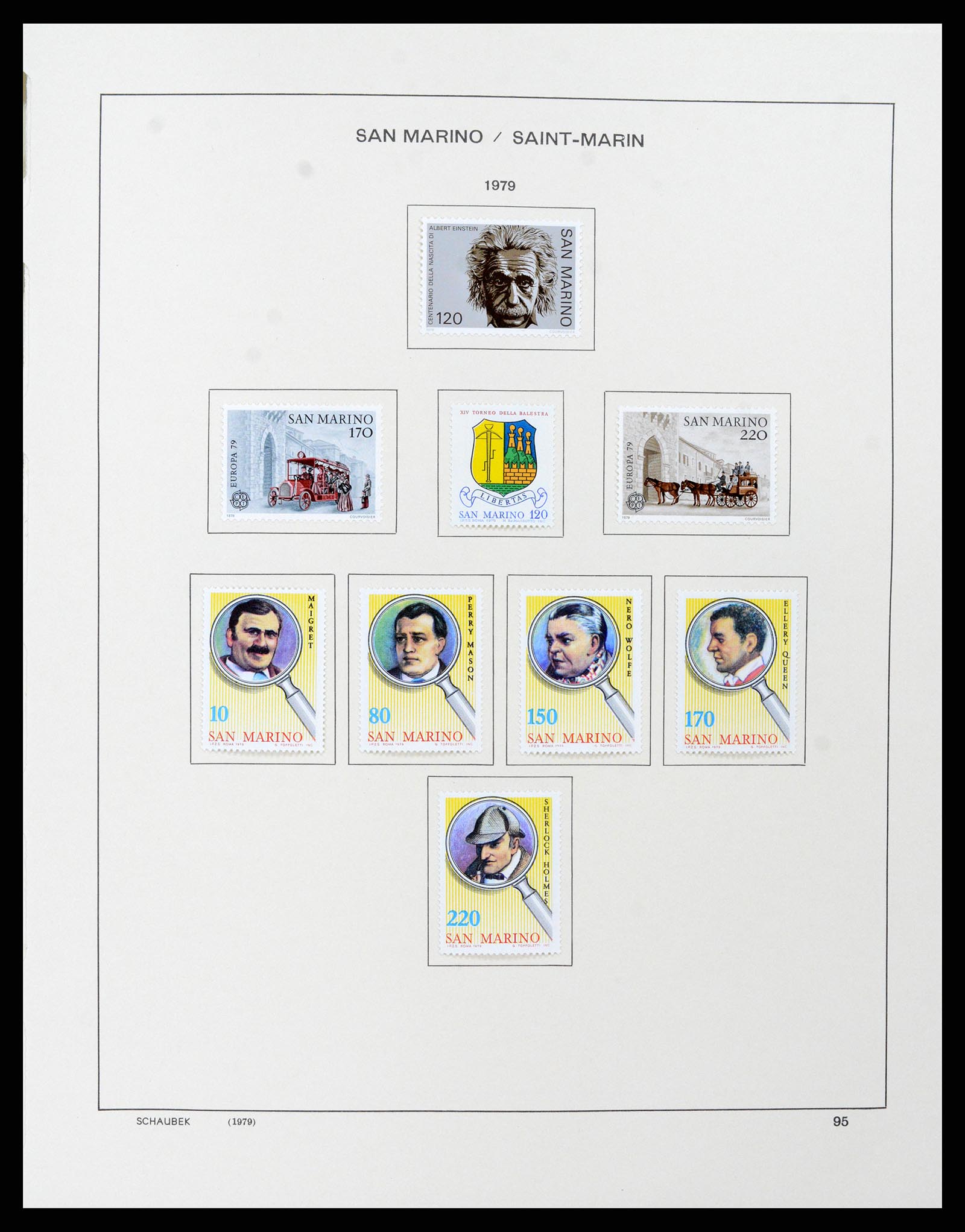 37556 097 - Stamp collection 37556 San Marino 1877-2017.