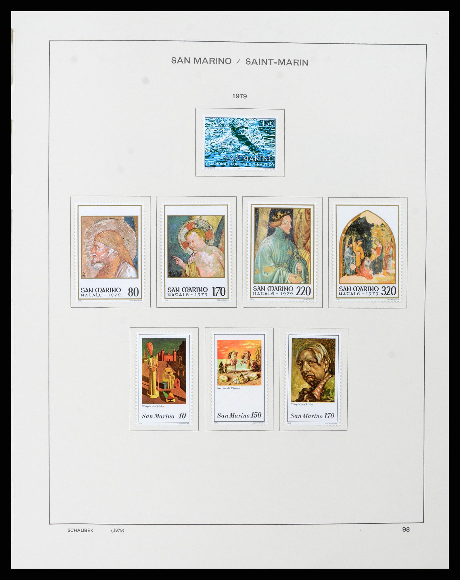 37556 100 - Stamp collection 37556 San Marino 1877-2017.