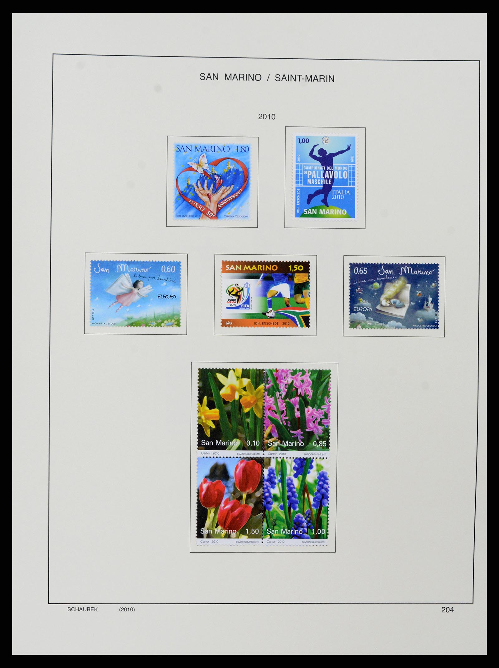 37556 248 - Stamp collection 37556 San Marino 1877-2017.