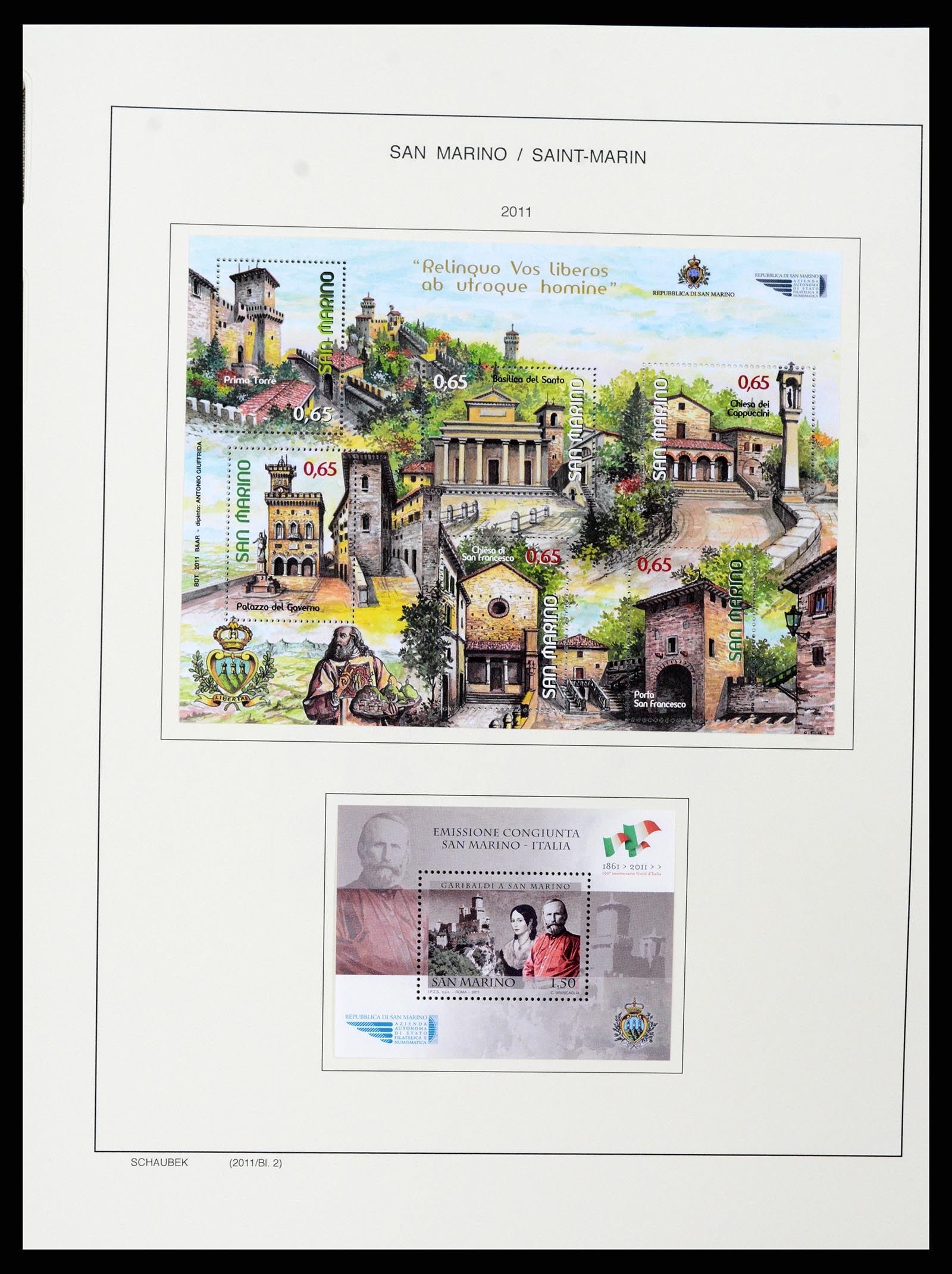 37556 257 - Stamp collection 37556 San Marino 1877-2017.