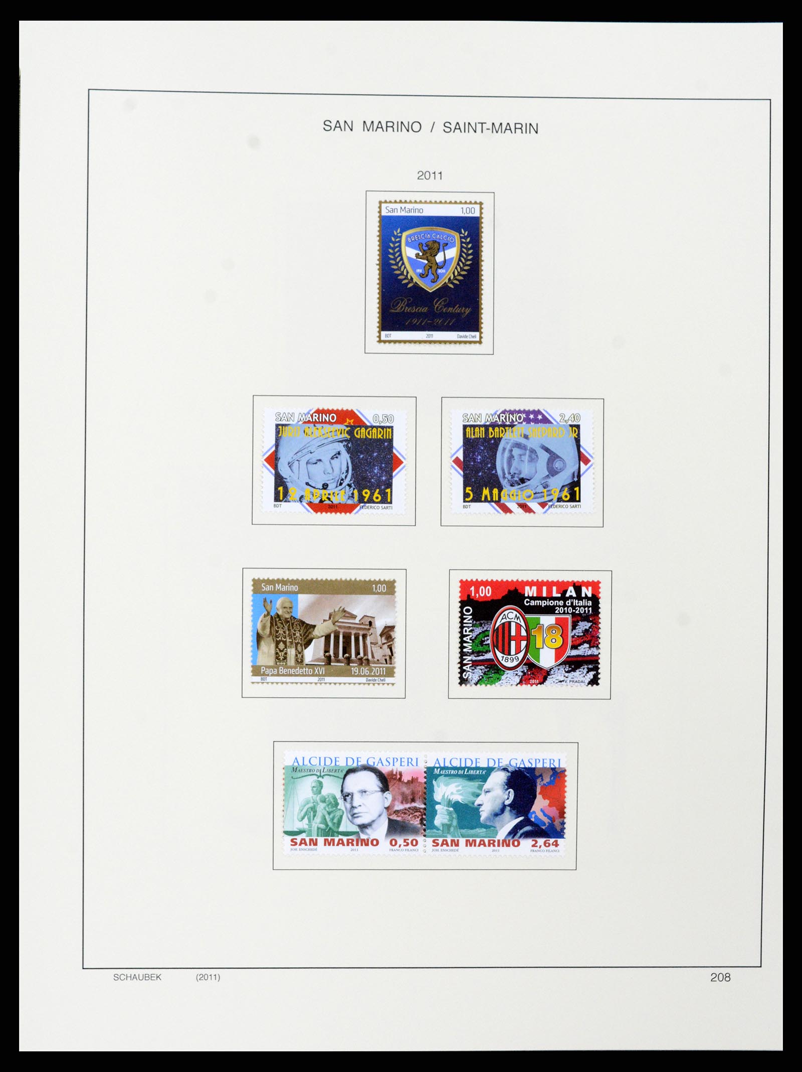 37556 259 - Stamp collection 37556 San Marino 1877-2017.
