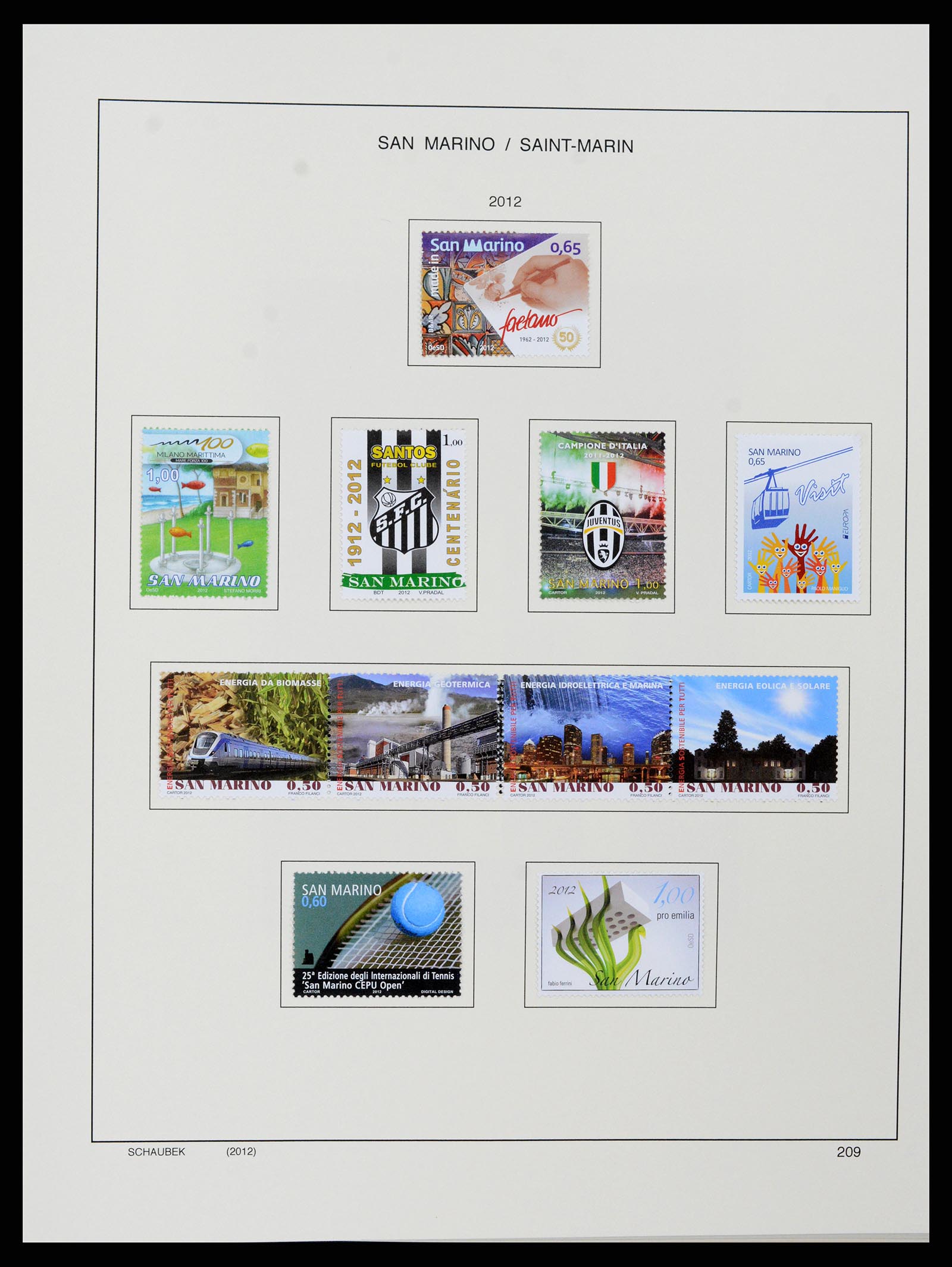 37556 262 - Stamp collection 37556 San Marino 1877-2017.