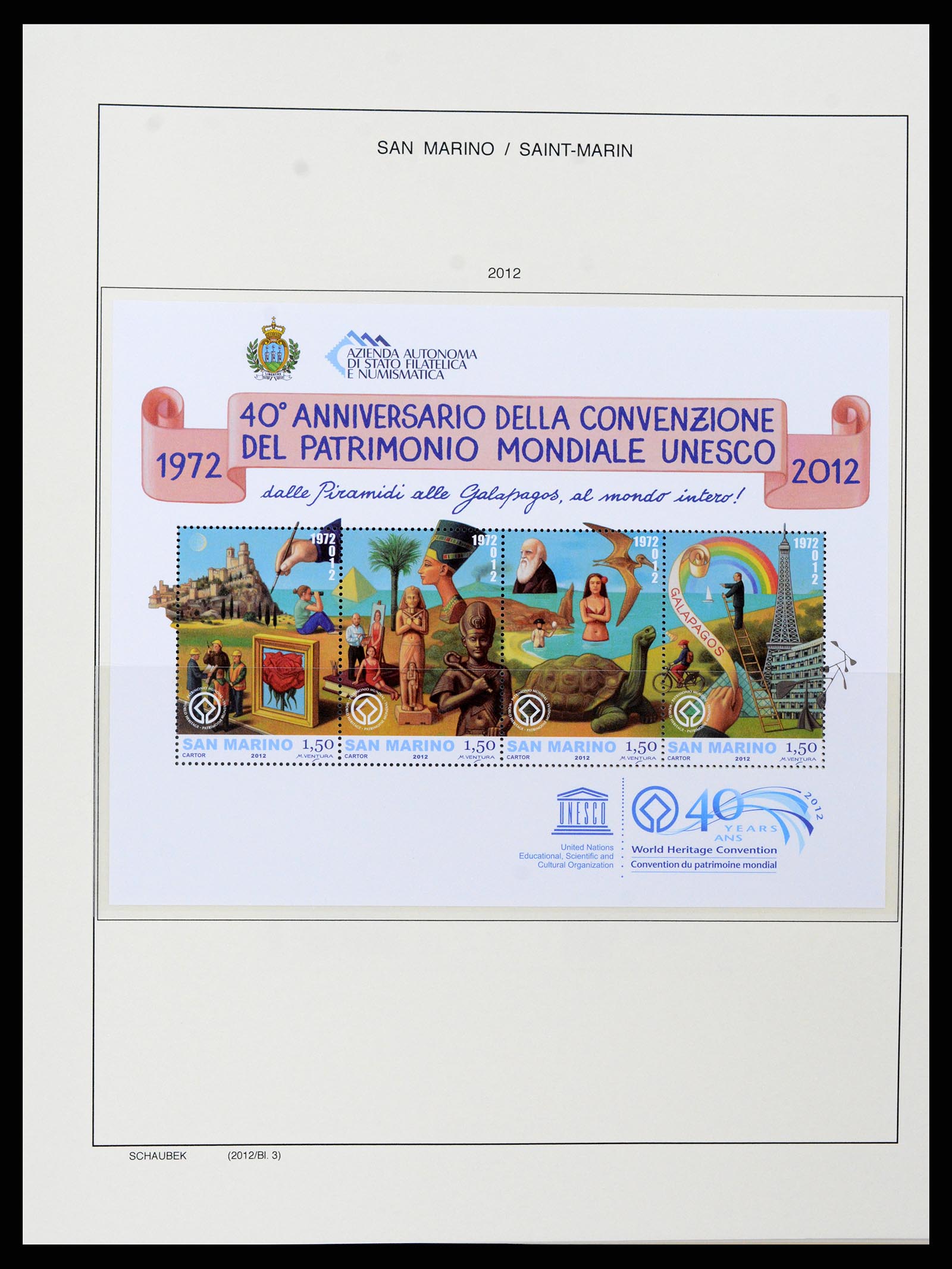 37556 265 - Stamp collection 37556 San Marino 1877-2017.