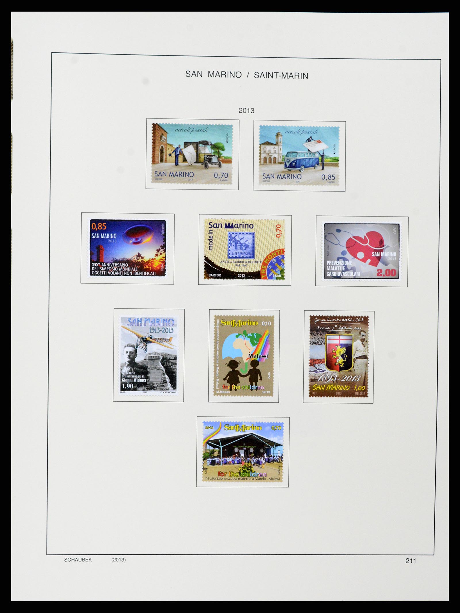 37556 269 - Stamp collection 37556 San Marino 1877-2017.