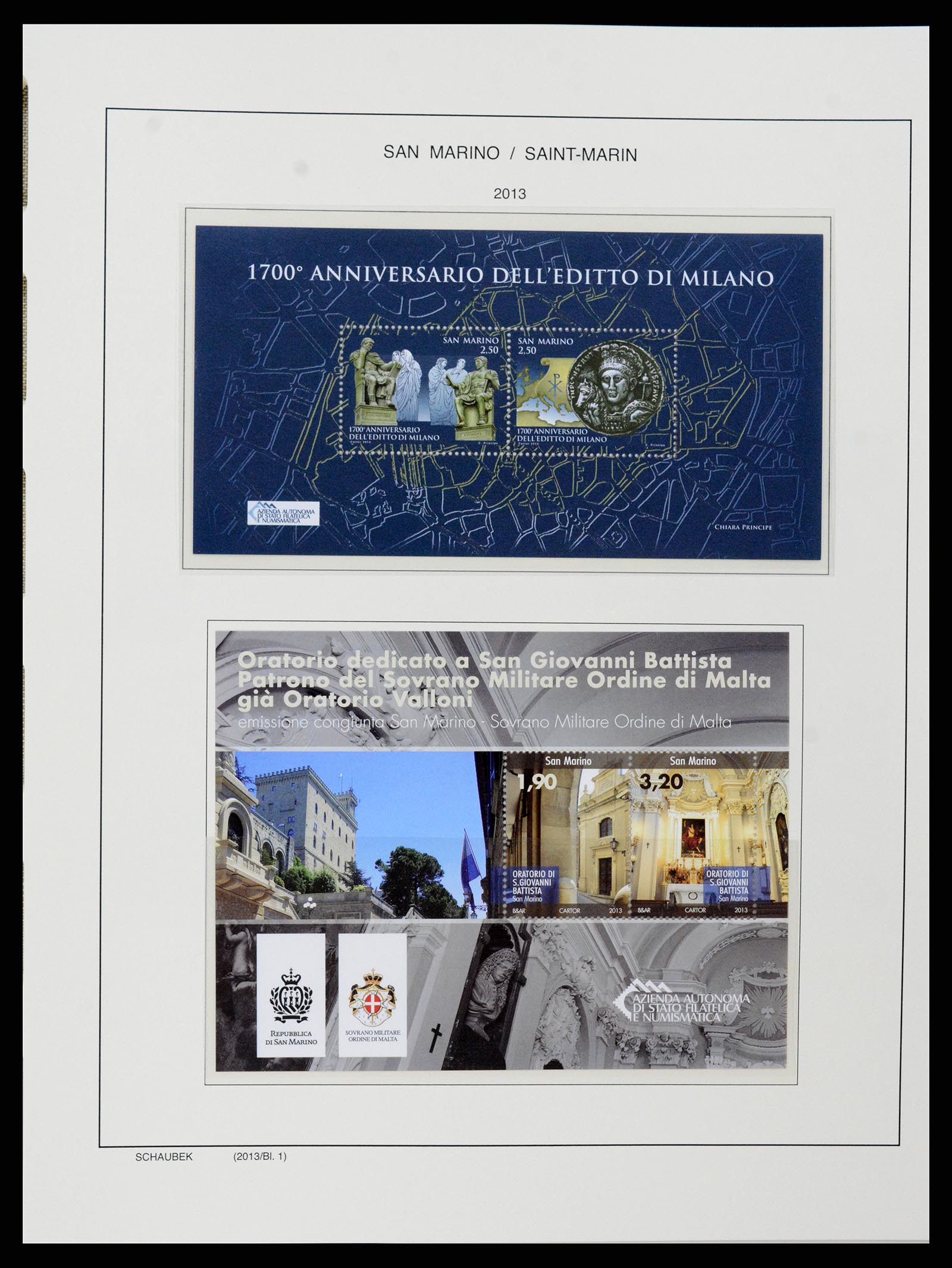 37556 271 - Stamp collection 37556 San Marino 1877-2017.