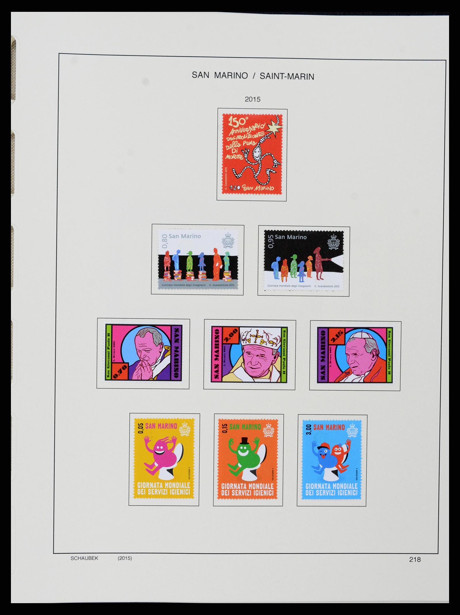37556 285 - Stamp collection 37556 San Marino 1877-2017.