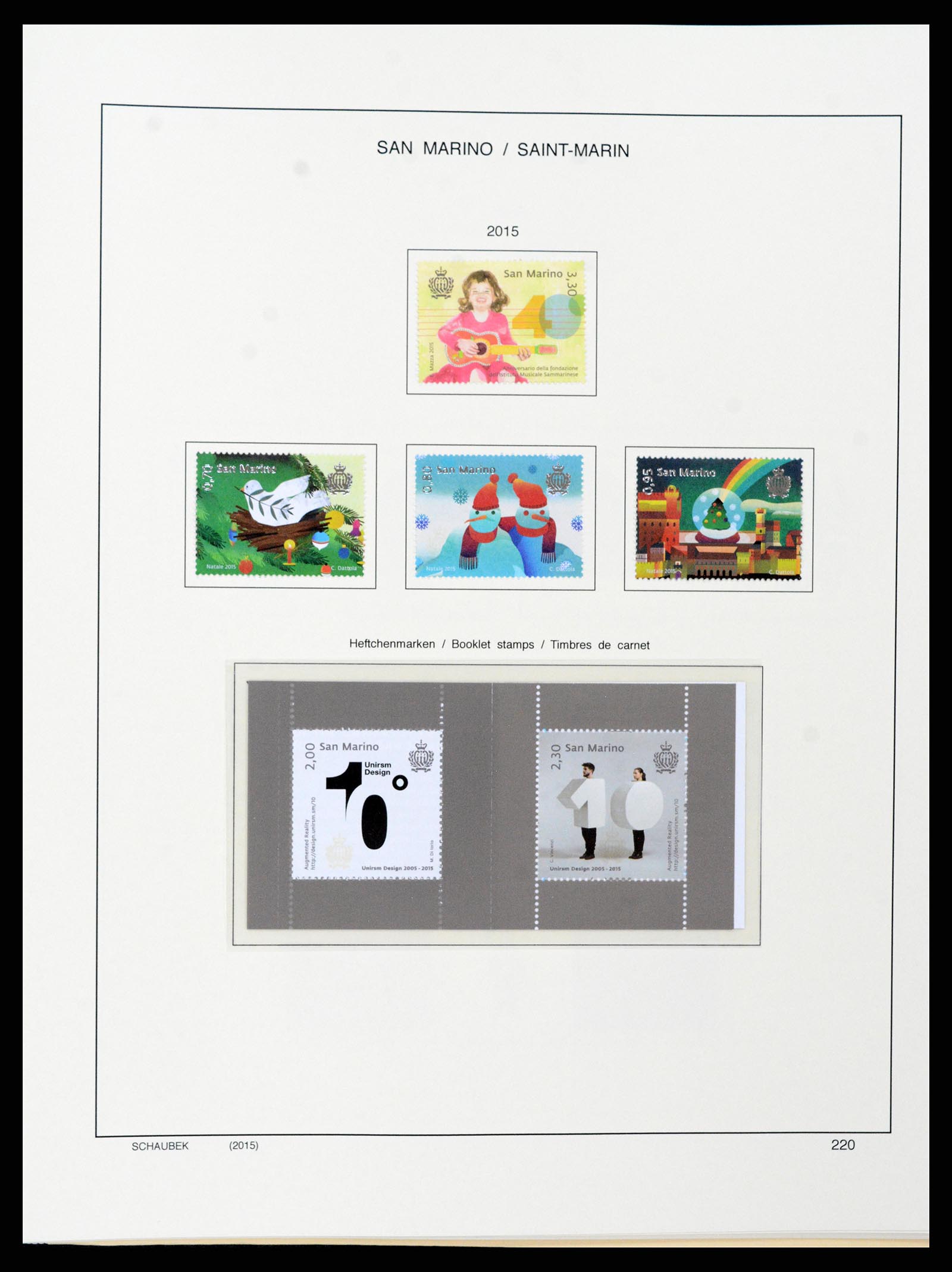 37556 288 - Postzegelverzameling 37556 San Marino 1877-2017.