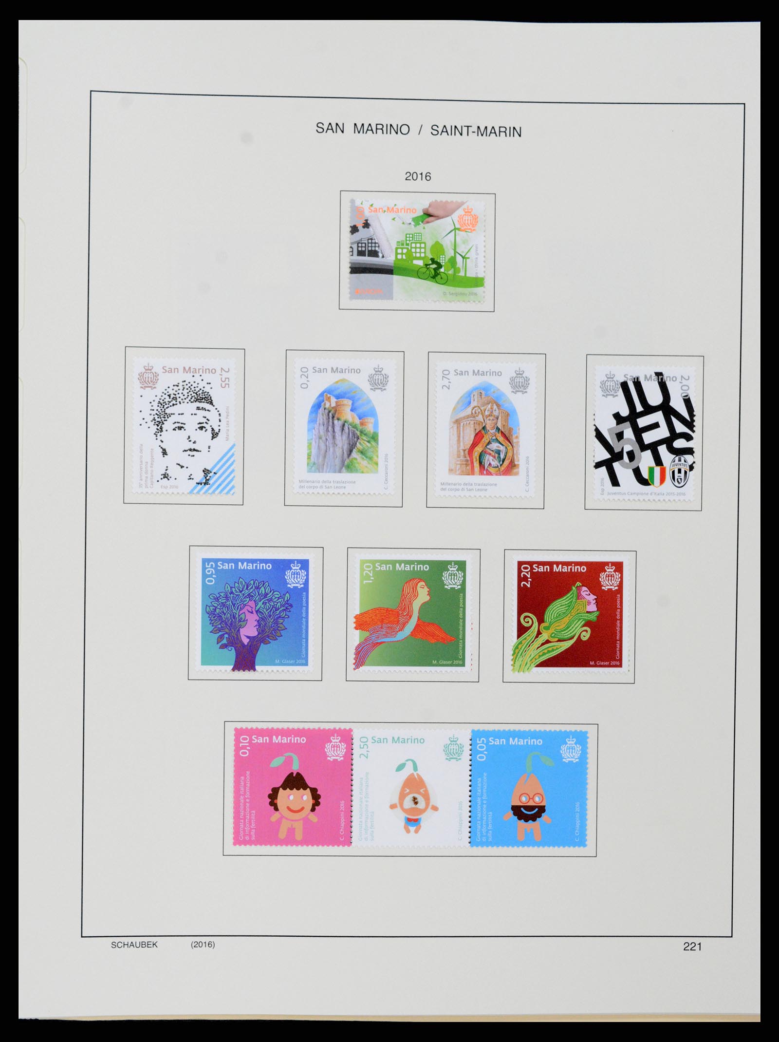 37556 289 - Stamp collection 37556 San Marino 1877-2017.