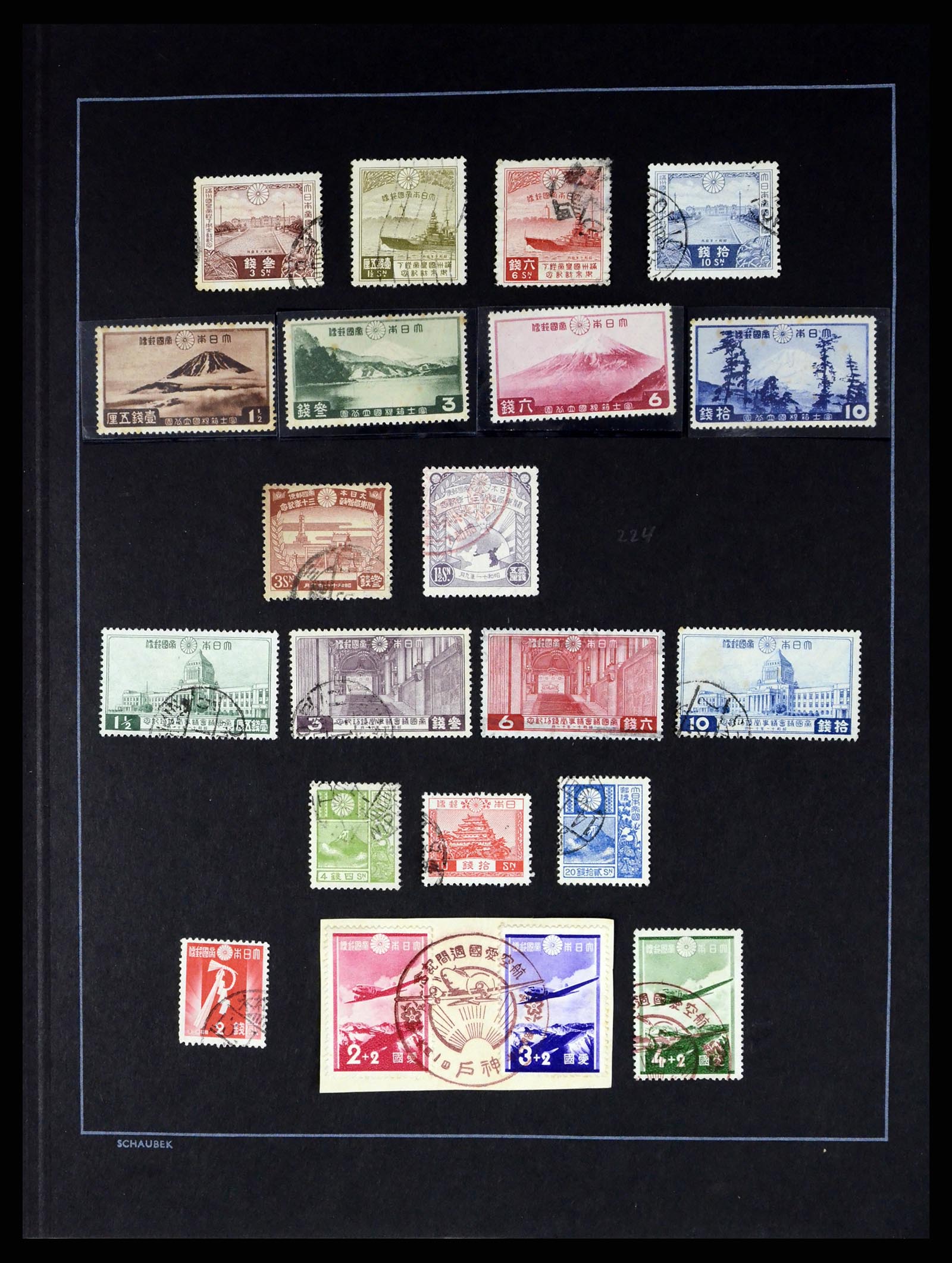 37558 010 - Stamp collection 37558 Japan 1871-1989.