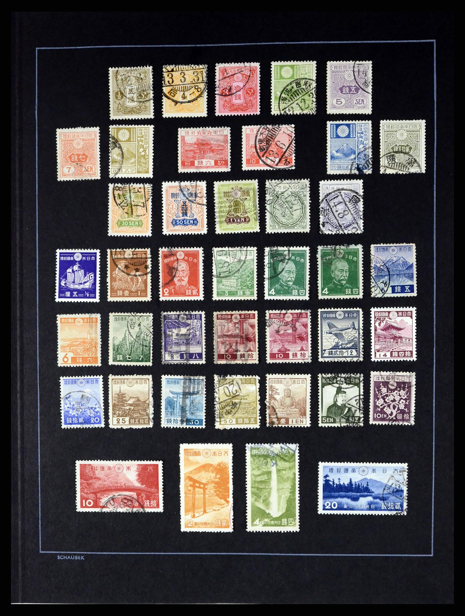 37558 011 - Stamp collection 37558 Japan 1871-1989.