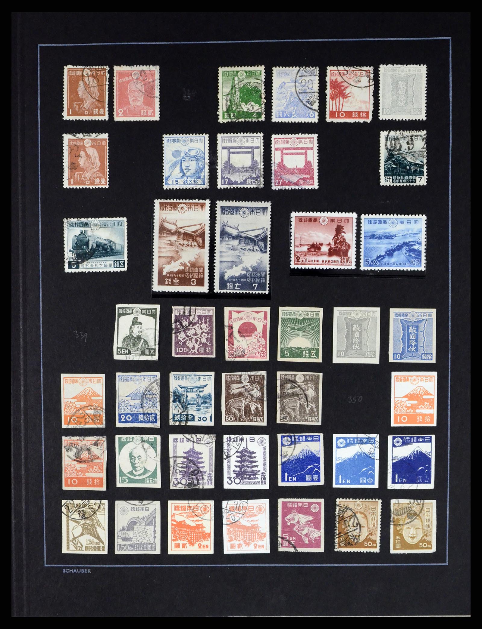 37558 017 - Stamp collection 37558 Japan 1871-1989.