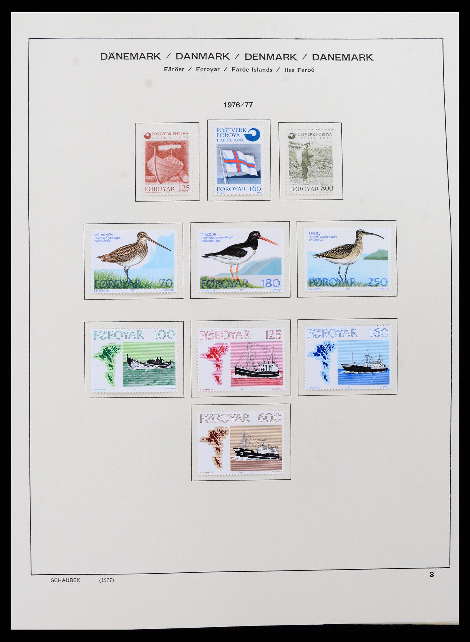 37559 003 - Postzegelverzameling 37559 Faeroer 1919-2018.