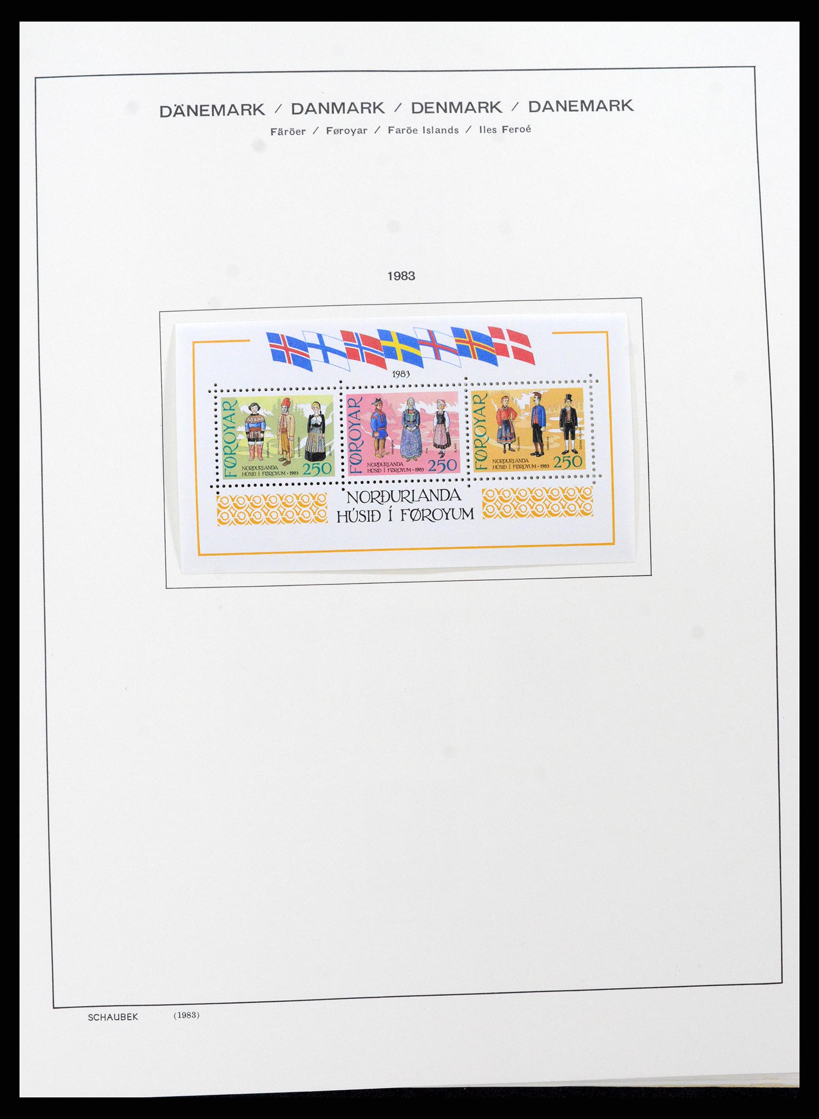 37559 010 - Postzegelverzameling 37559 Faeroer 1919-2018.