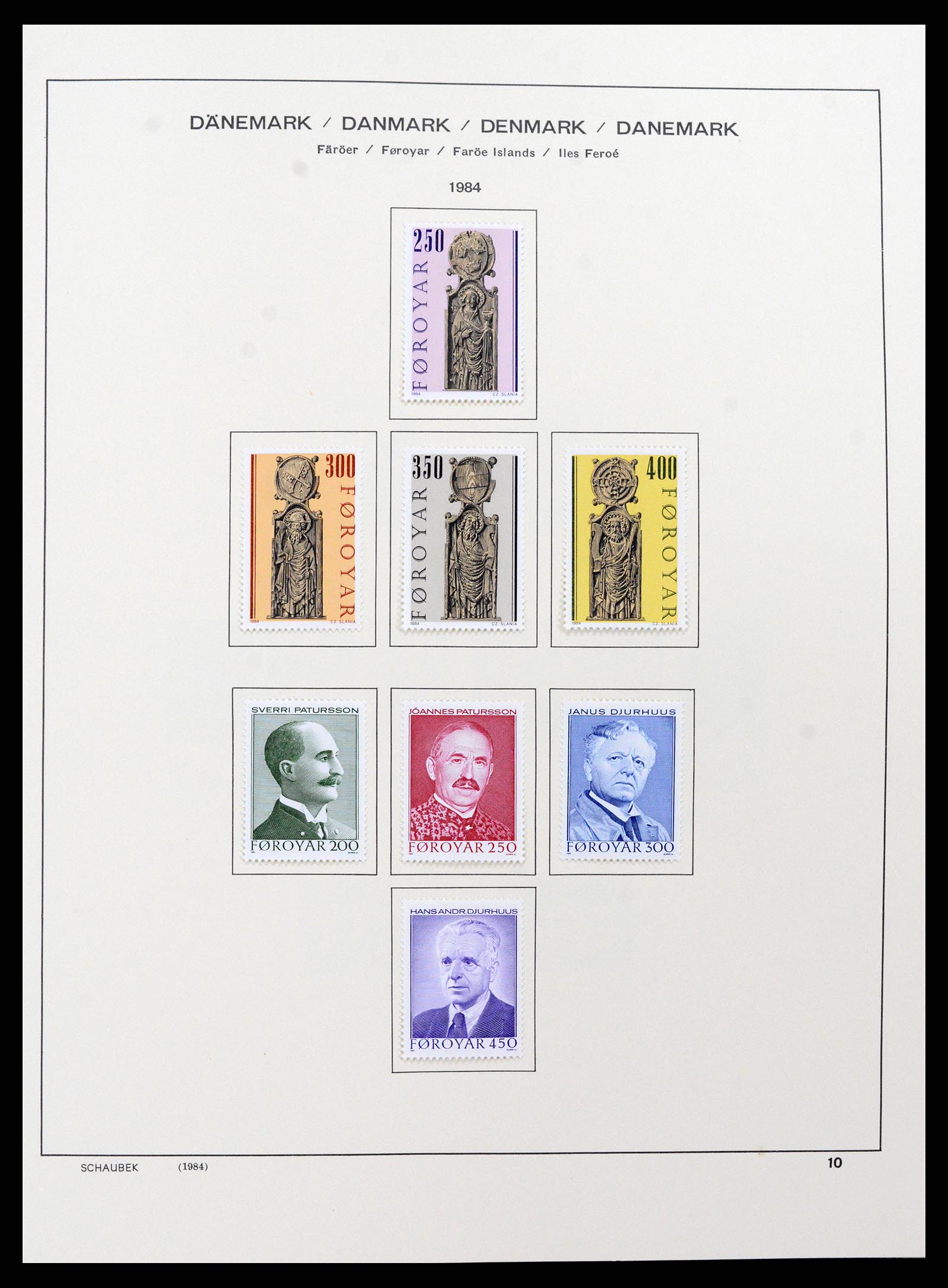 37559 011 - Postzegelverzameling 37559 Faeroer 1919-2018.