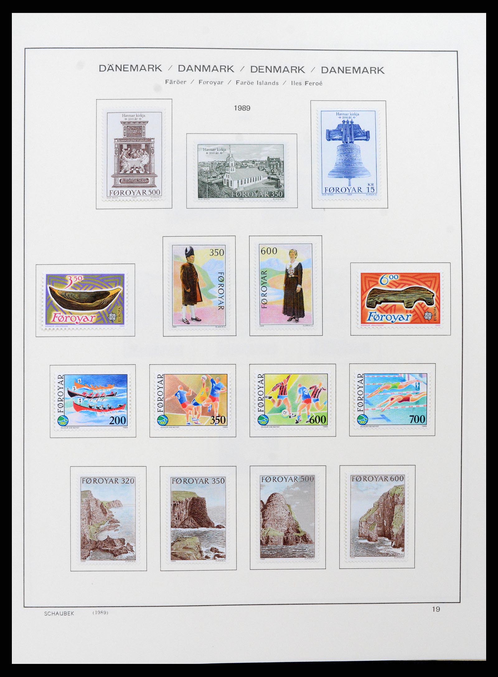 37559 022 - Postzegelverzameling 37559 Faeroer 1919-2018.
