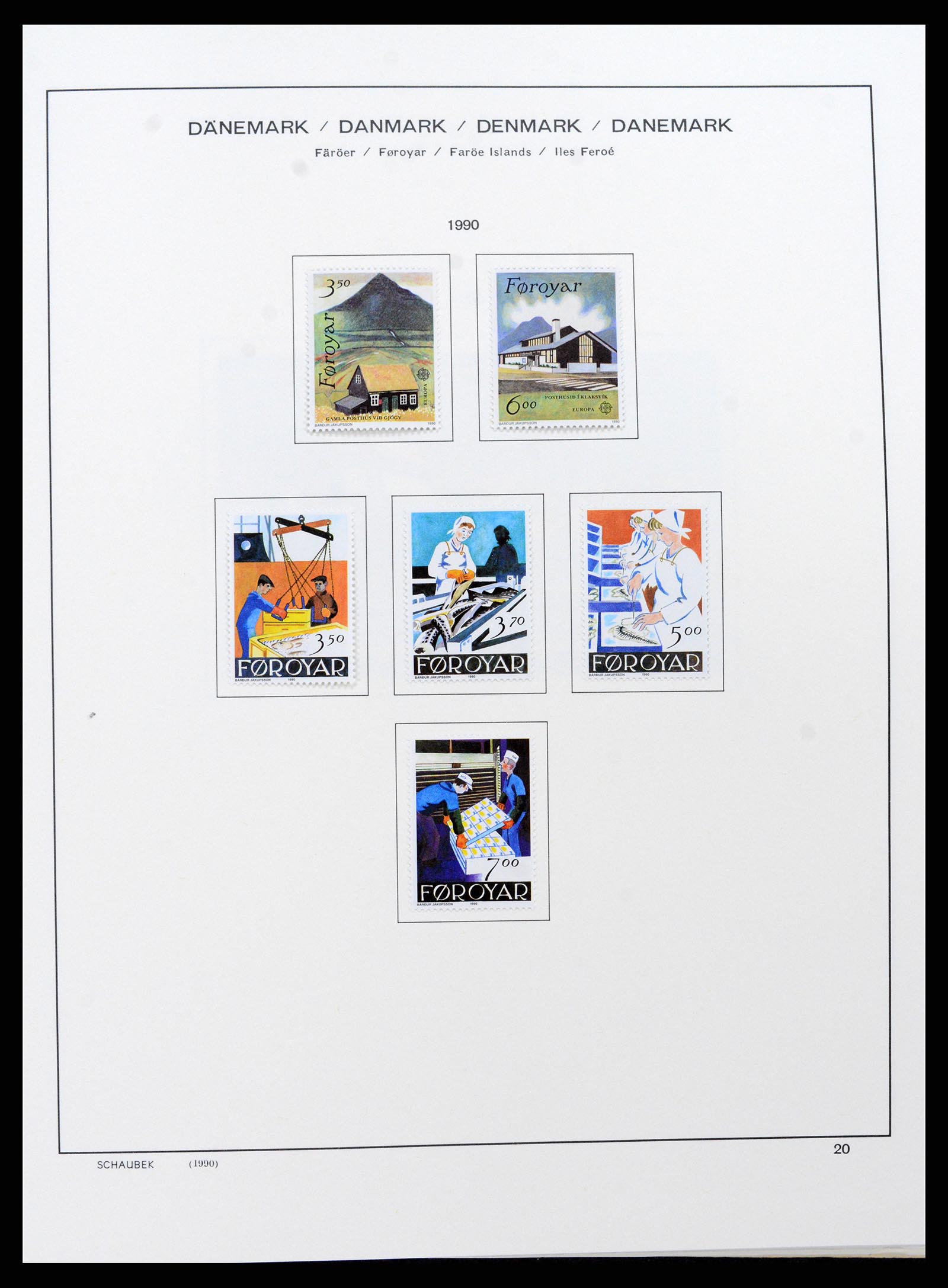 37559 023 - Postzegelverzameling 37559 Faeroer 1919-2018.