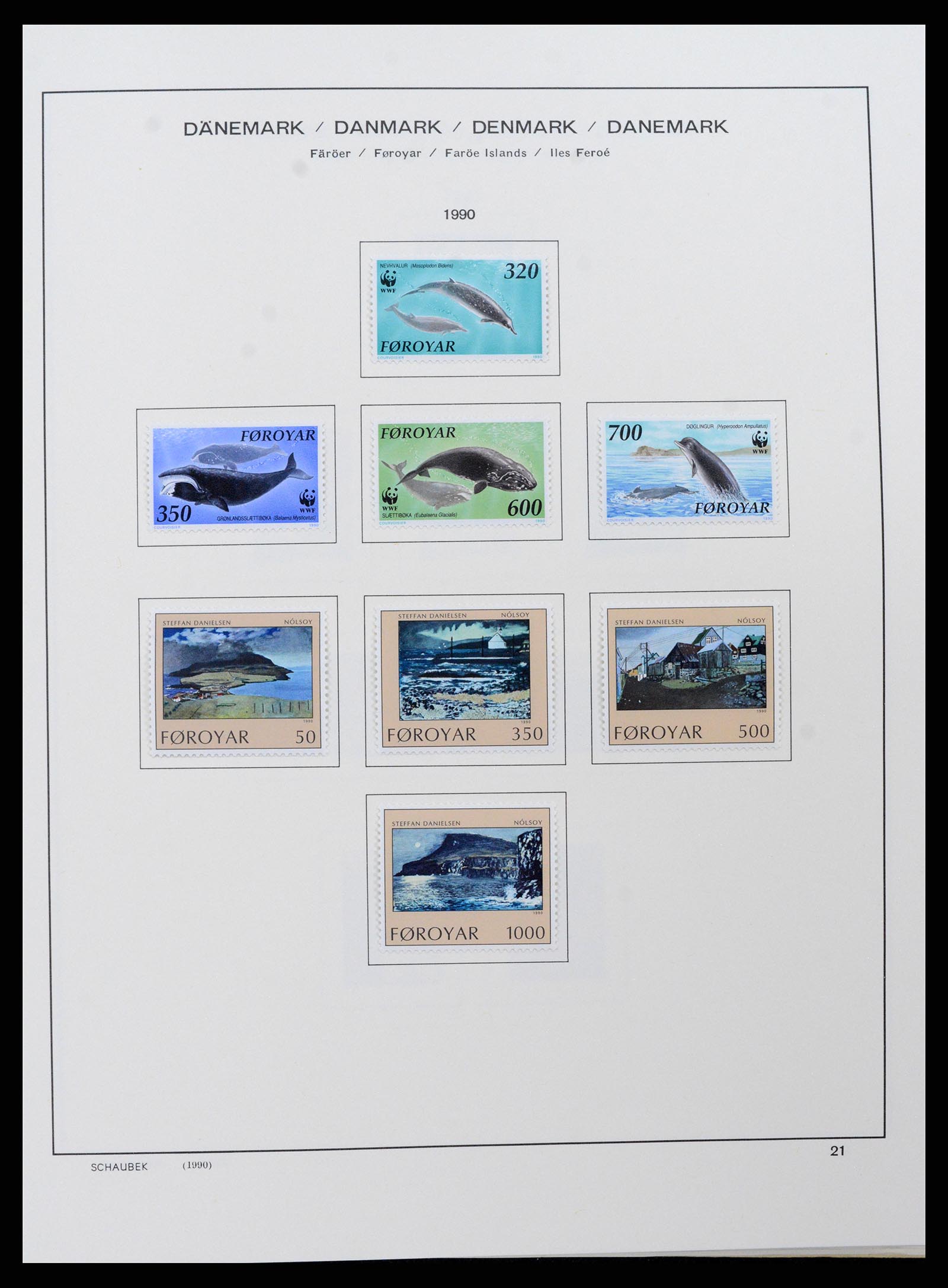 37559 025 - Postzegelverzameling 37559 Faeroer 1919-2018.