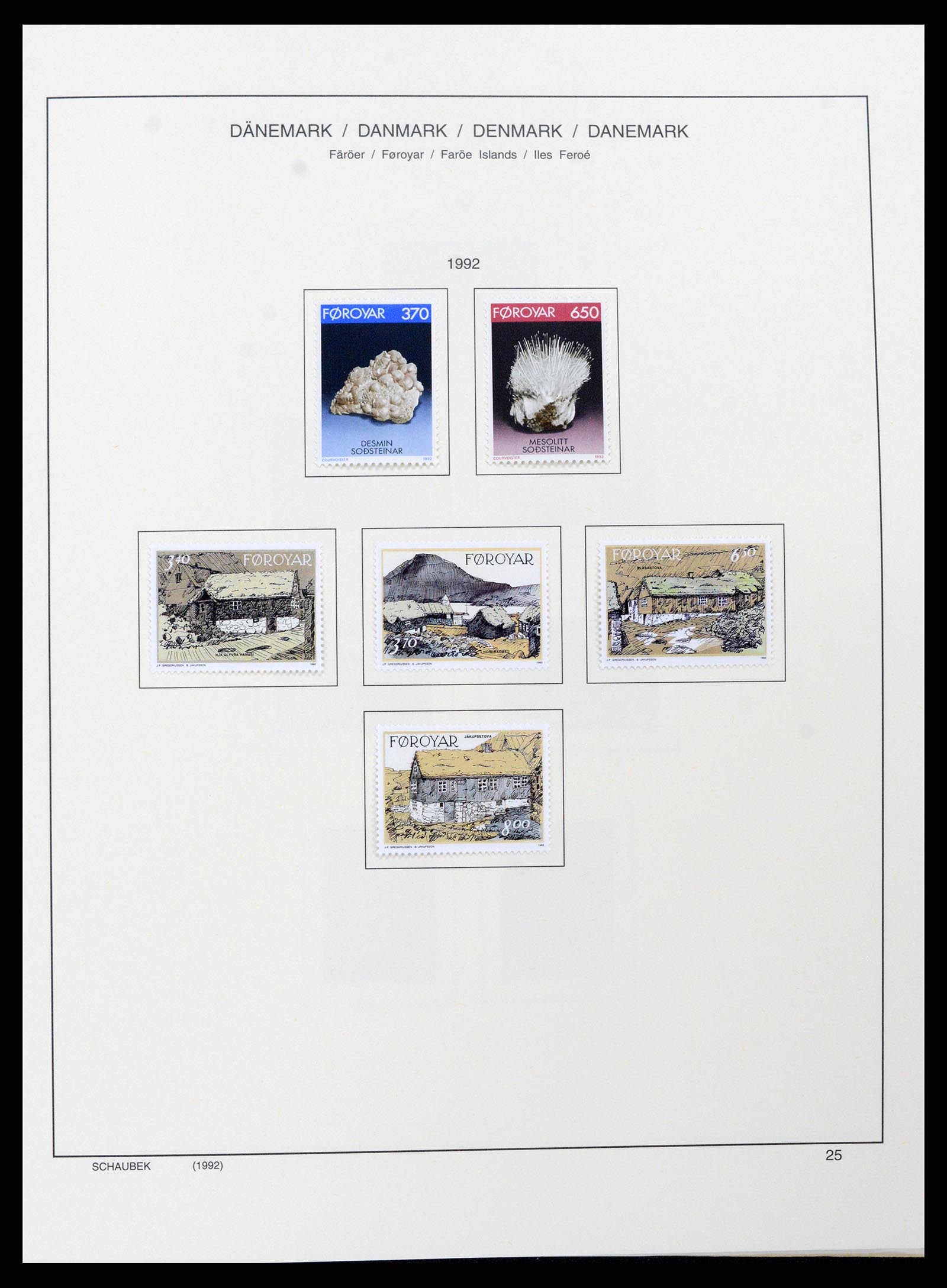 37559 030 - Postzegelverzameling 37559 Faeroer 1919-2018.