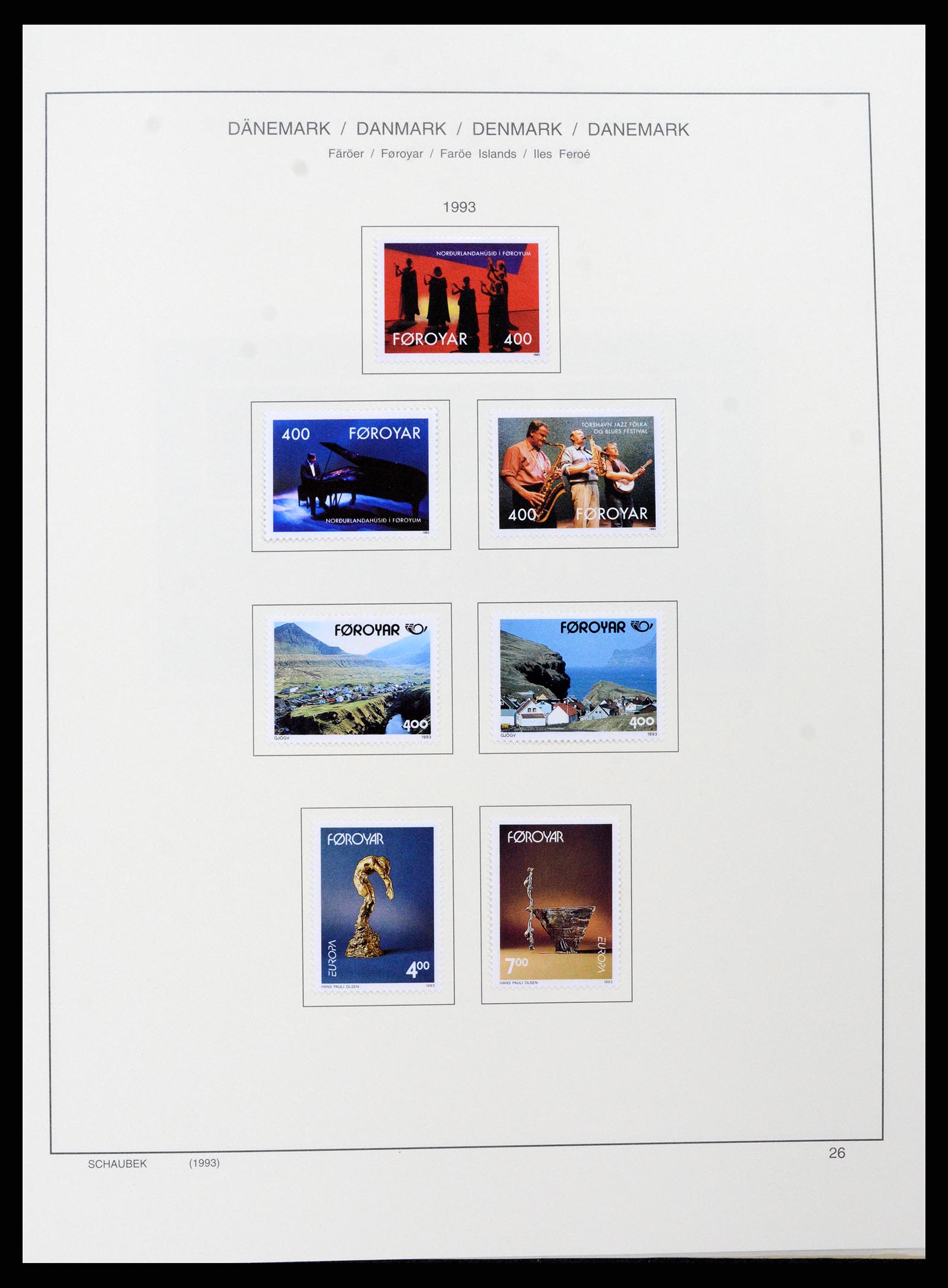 37559 031 - Postzegelverzameling 37559 Faeroer 1919-2018.