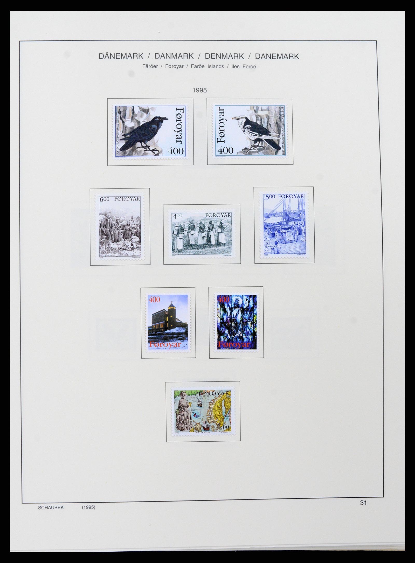 37559 038 - Postzegelverzameling 37559 Faeroer 1919-2018.