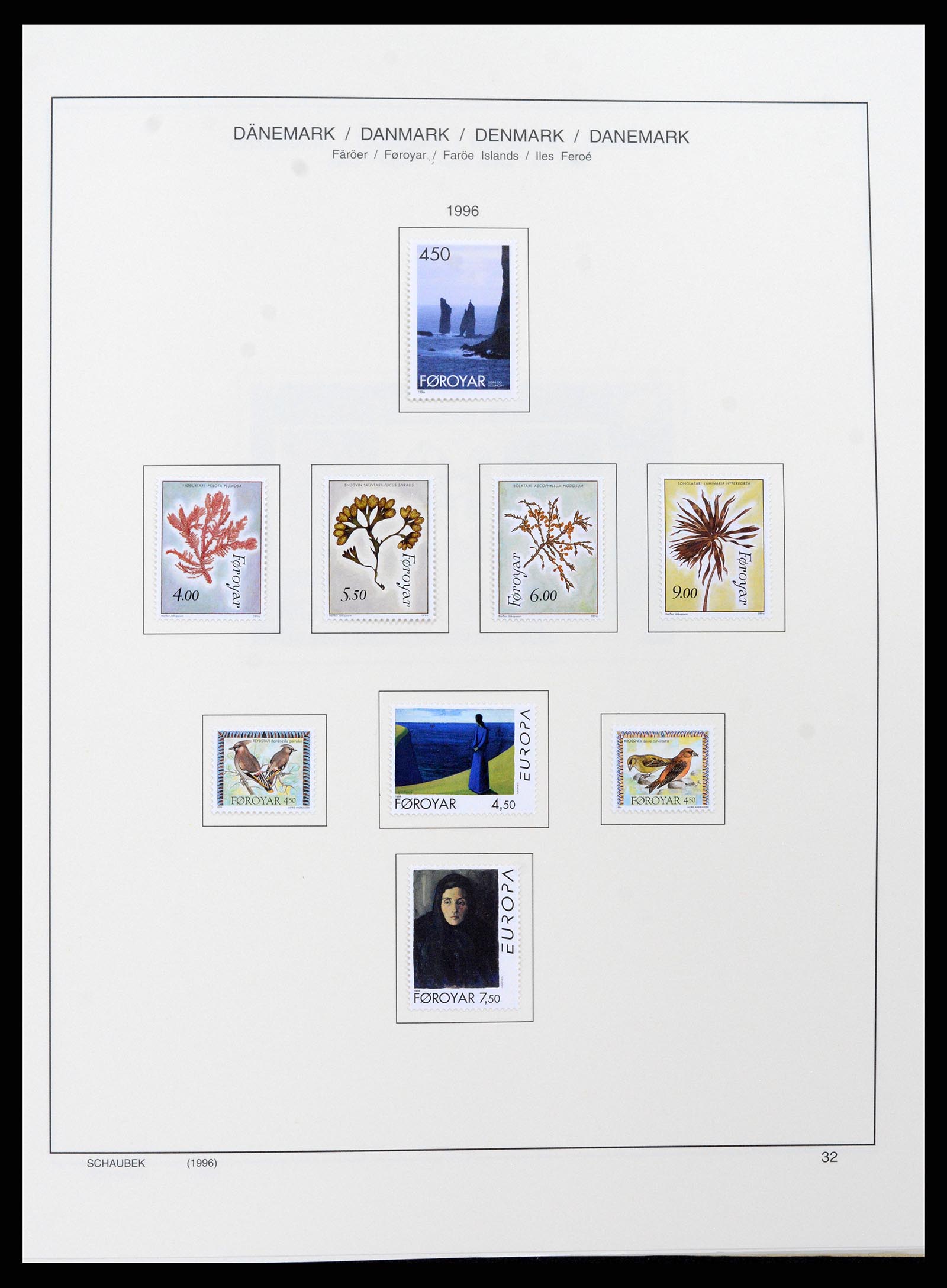37559 039 - Postzegelverzameling 37559 Faeroer 1919-2018.