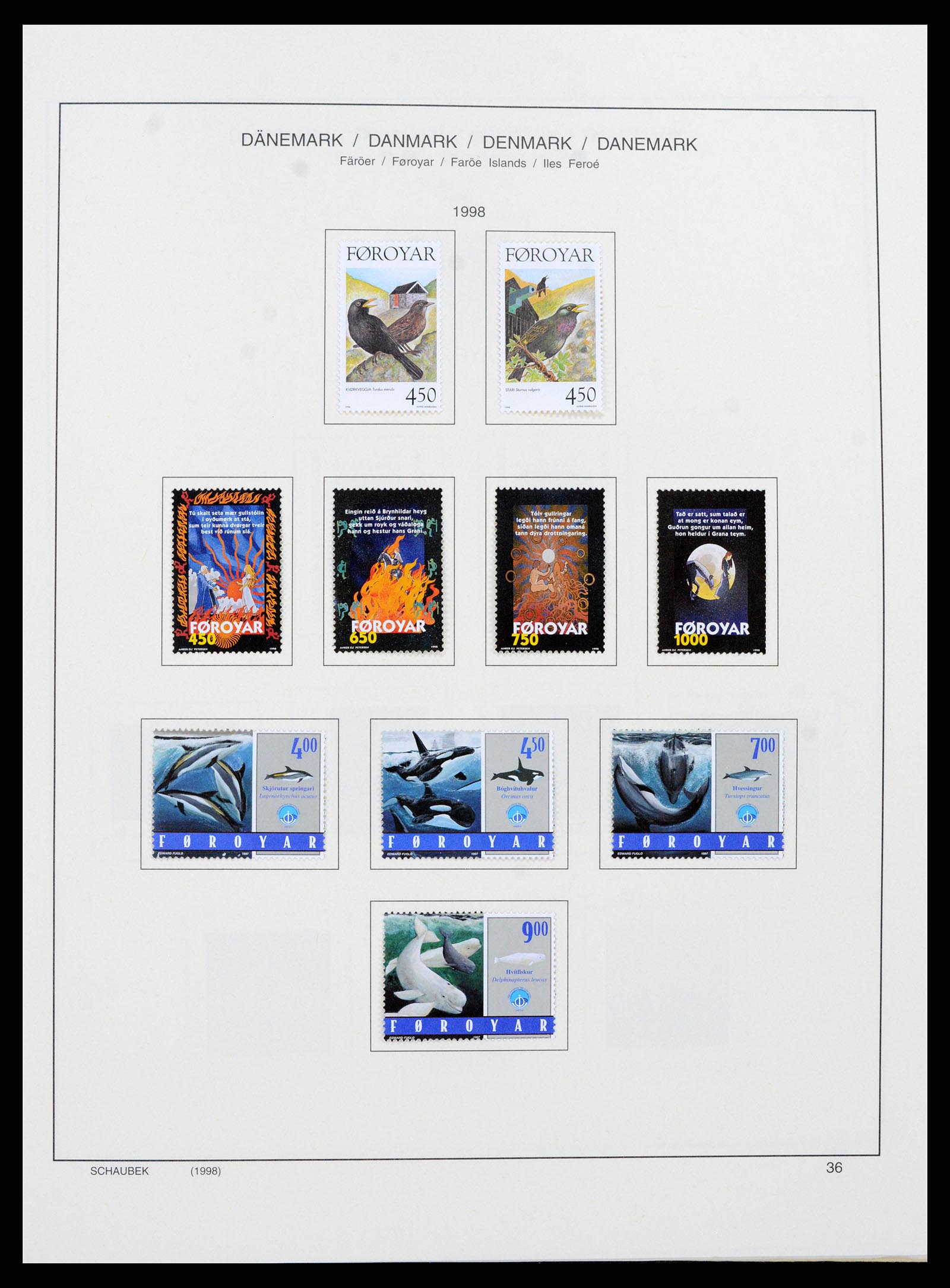 37559 045 - Postzegelverzameling 37559 Faeroer 1919-2018.